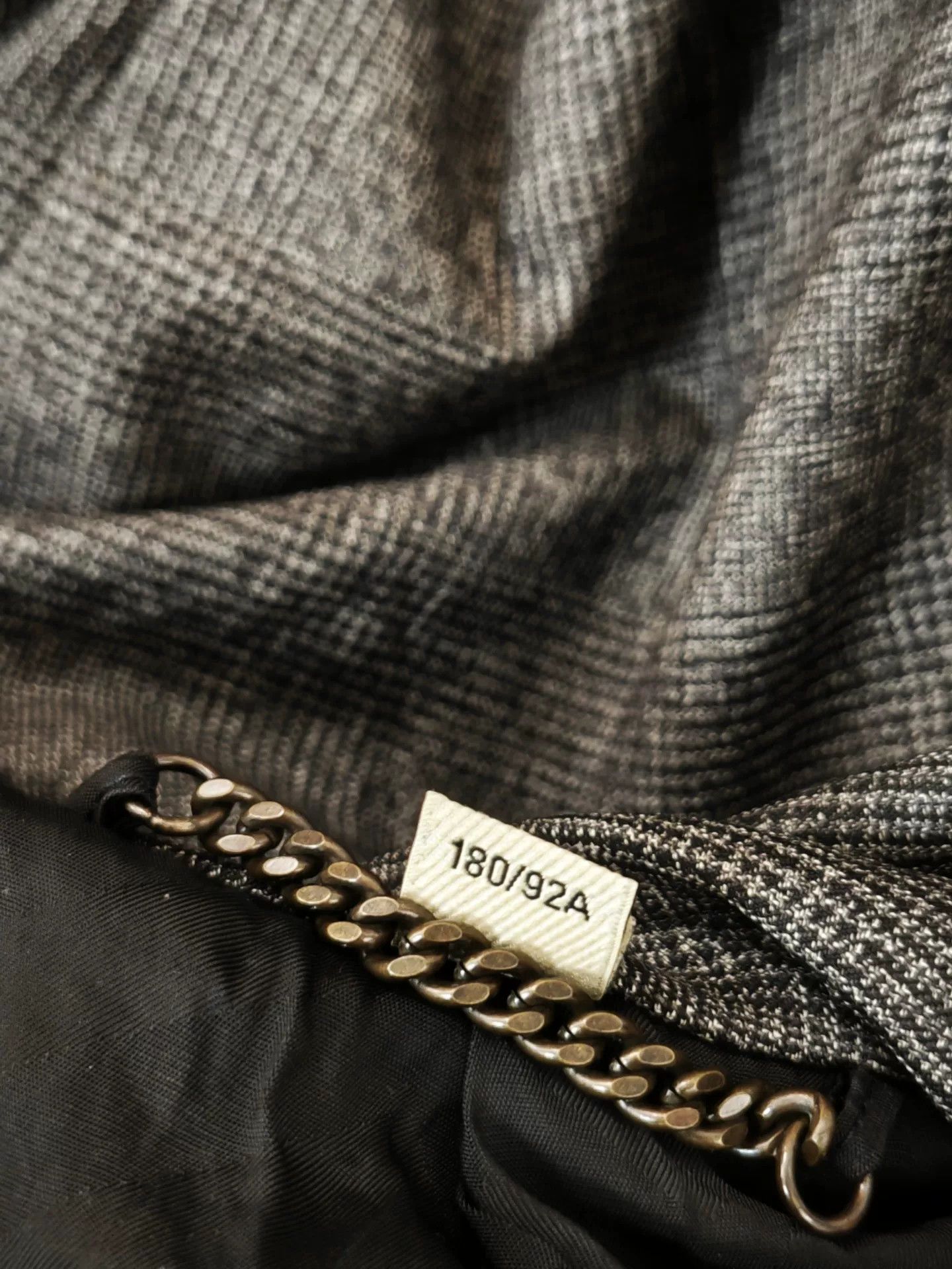 Burberry Burberry Men's Gray Check Blazer Size US M / EU 48-50 / 2 - 9 Thumbnail
