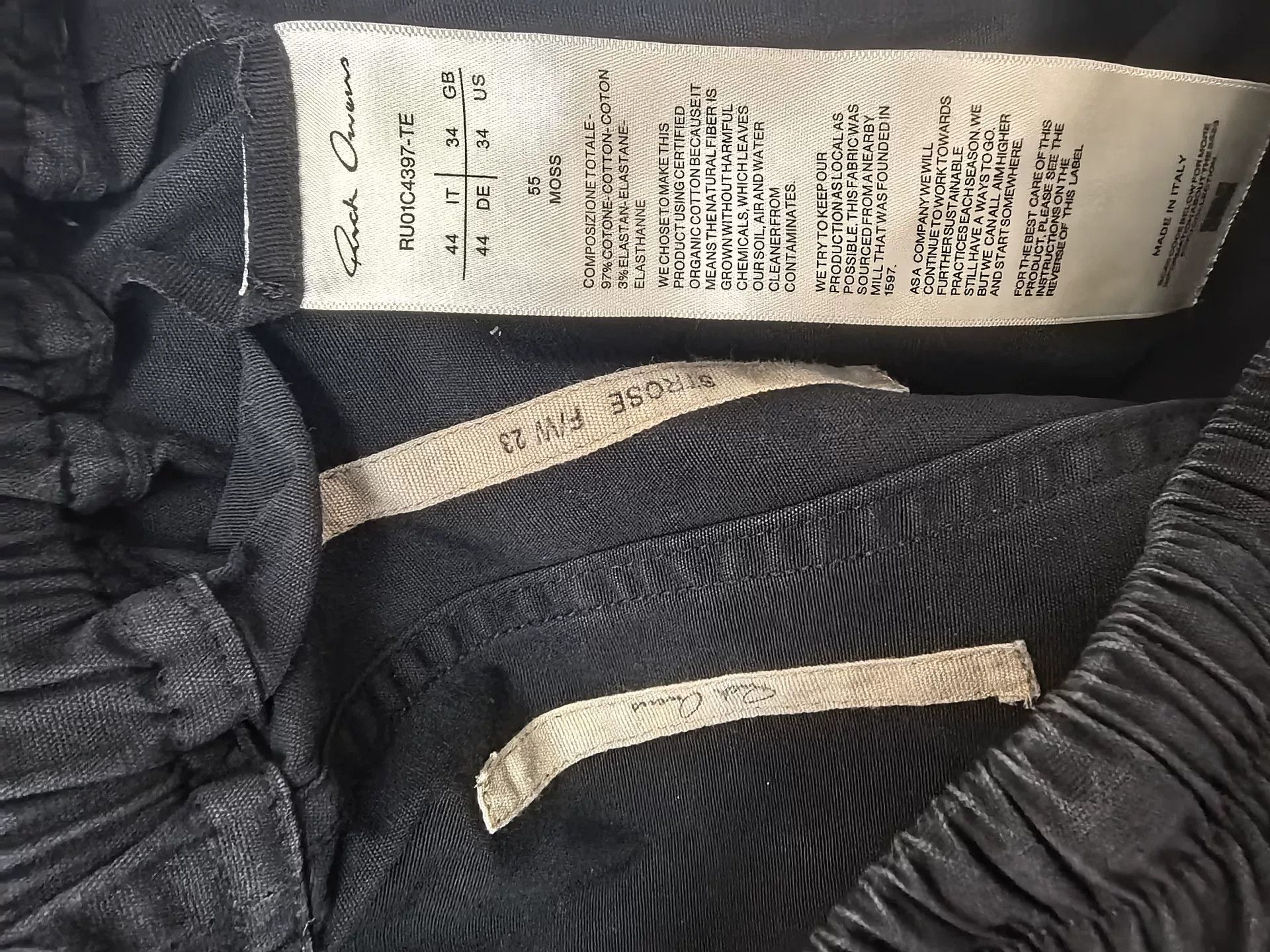 Rick Owens RICK OWENS SS23 Men's Solid Shorts Size US 28 / EU 44 - 4 Thumbnail