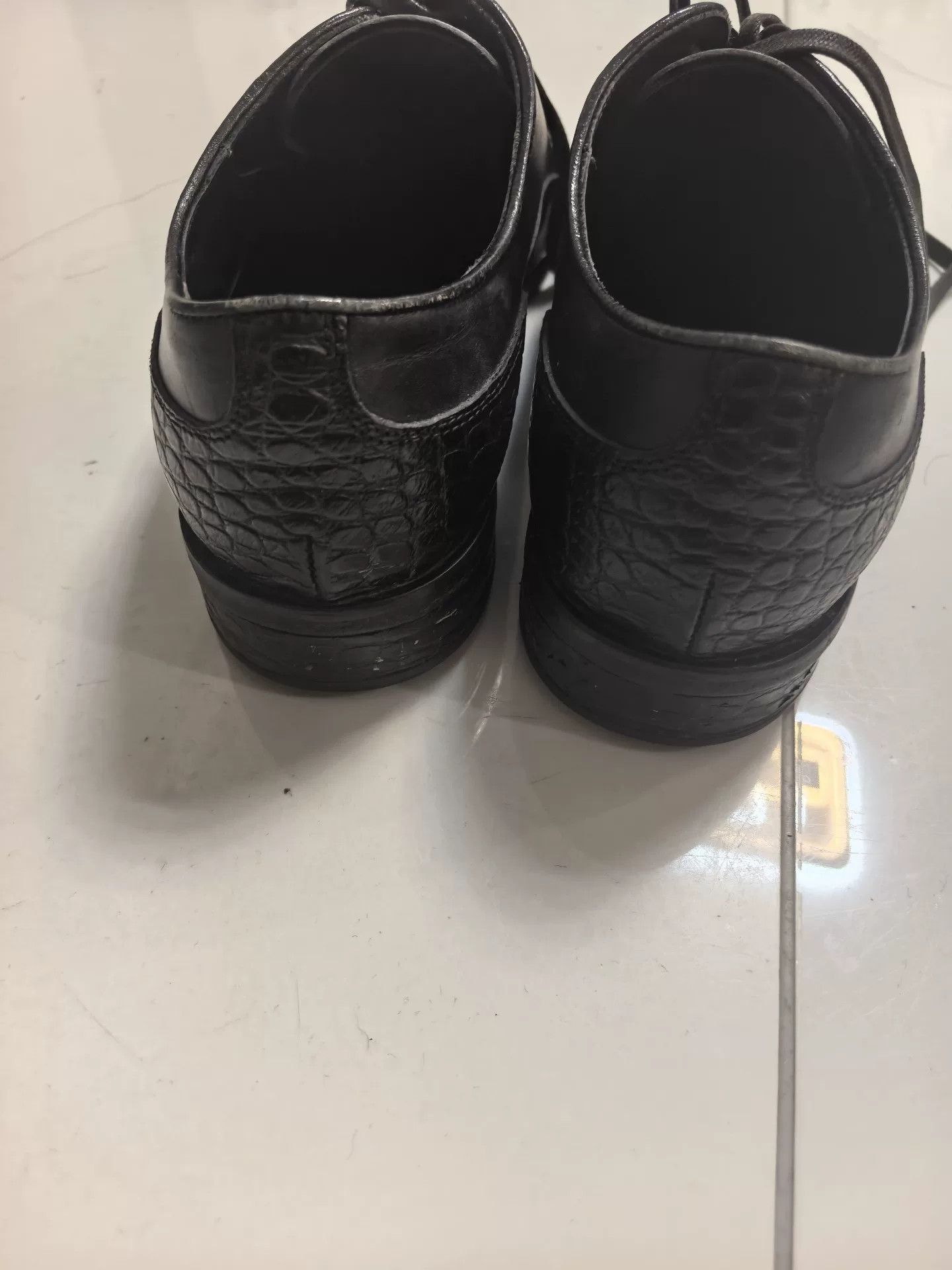 Versace Versace Medusa Metallic Trim Leather Shoes Size US 6.5 / EU 39-40 - 2 Thumbnail