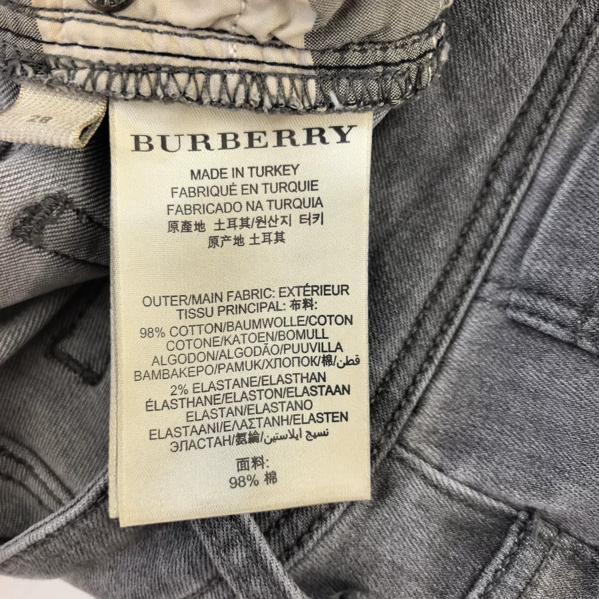 Burberry Burberry Women's Jeans Size 38" / US 16 / IT 52 - 4 Thumbnail