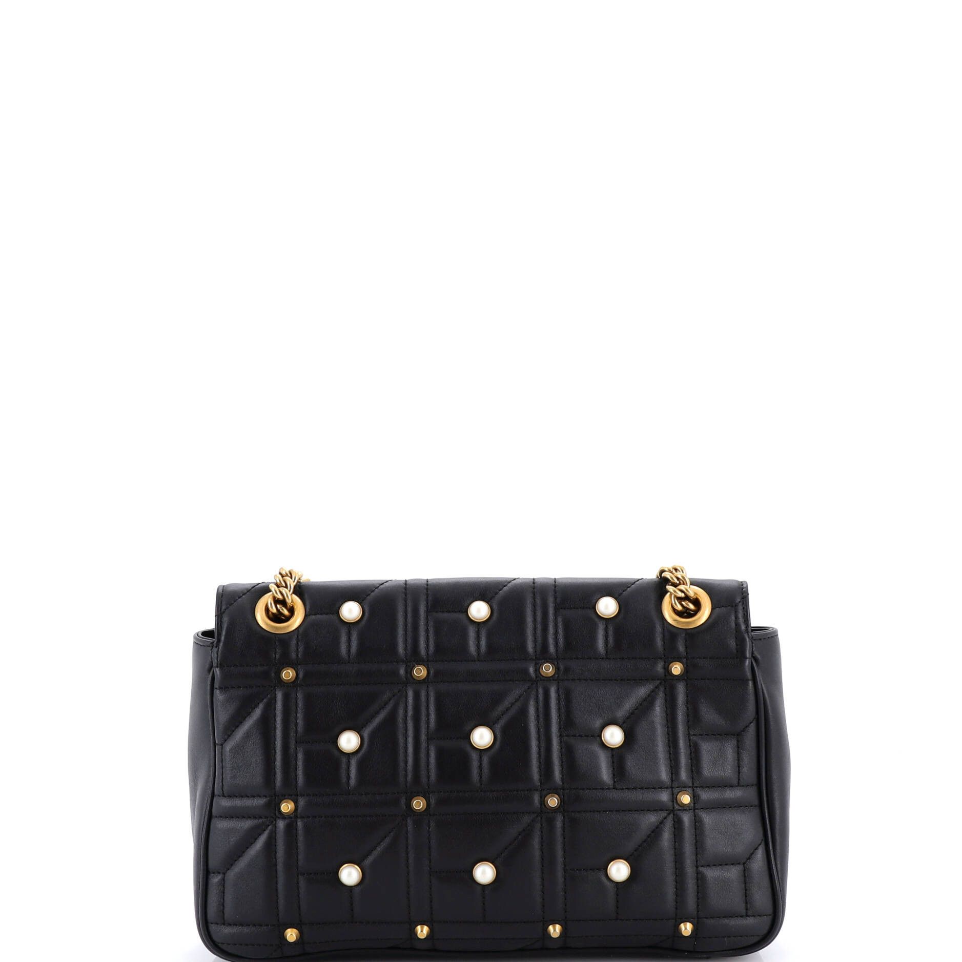 Gucci Pearly GG Marmont Flap Bag Size ONE SIZE - 3 Thumbnail