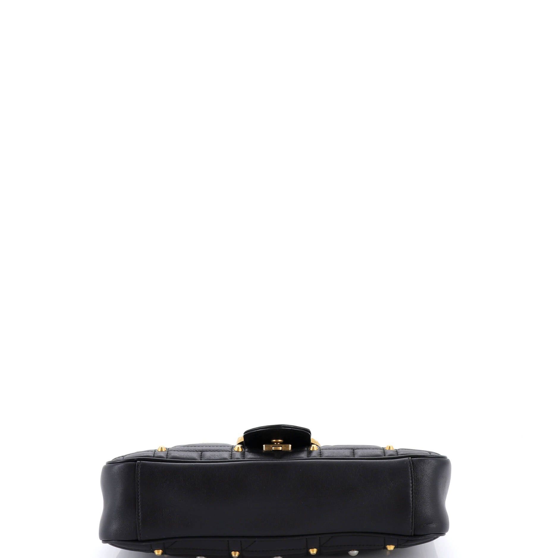 Gucci Pearly GG Marmont Flap Bag Size ONE SIZE - 4 Thumbnail