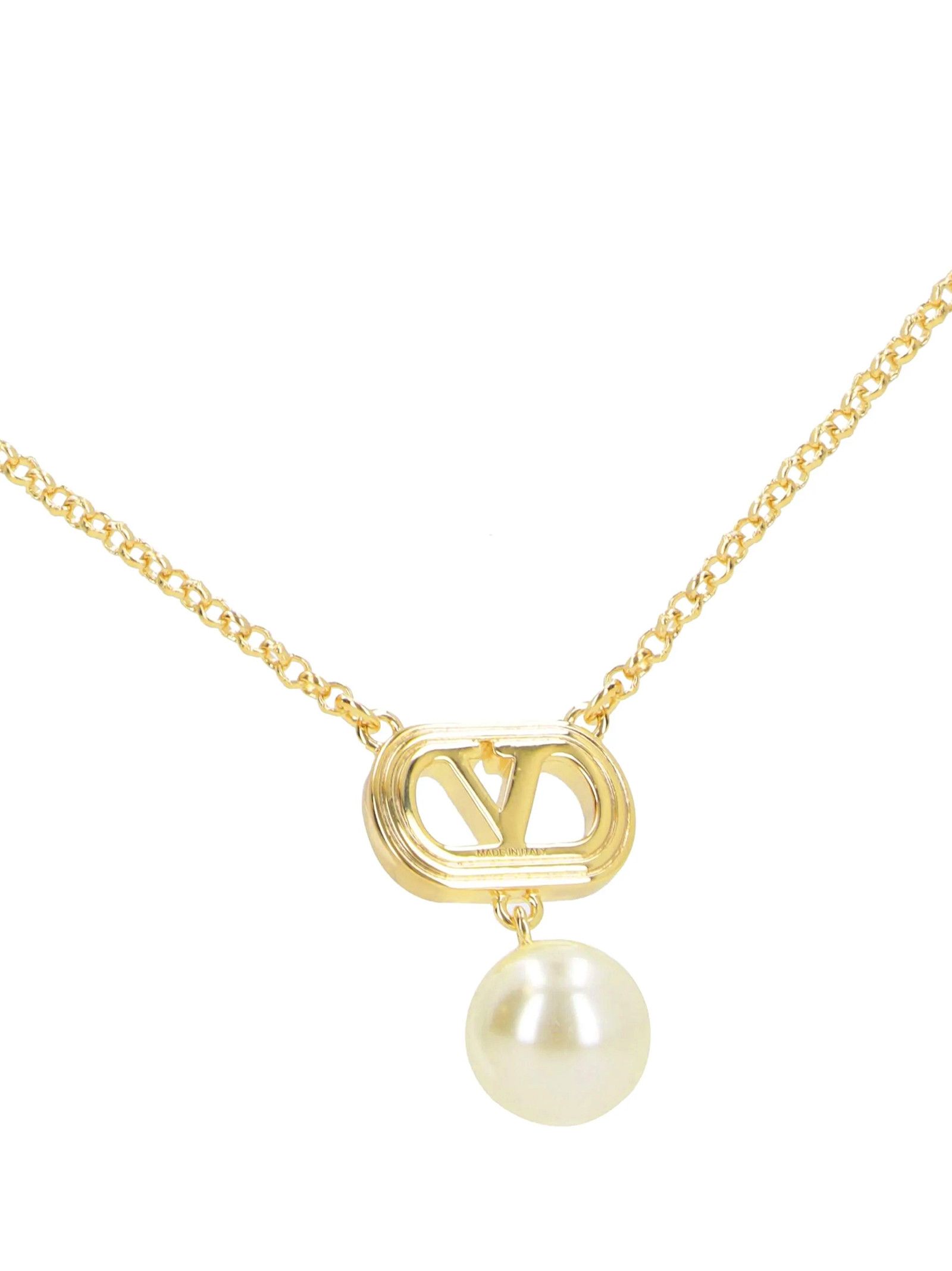 Valentino Valentino Garavani Vlogo Signature Necklace Size ONE SIZE - 2 Thumbnail