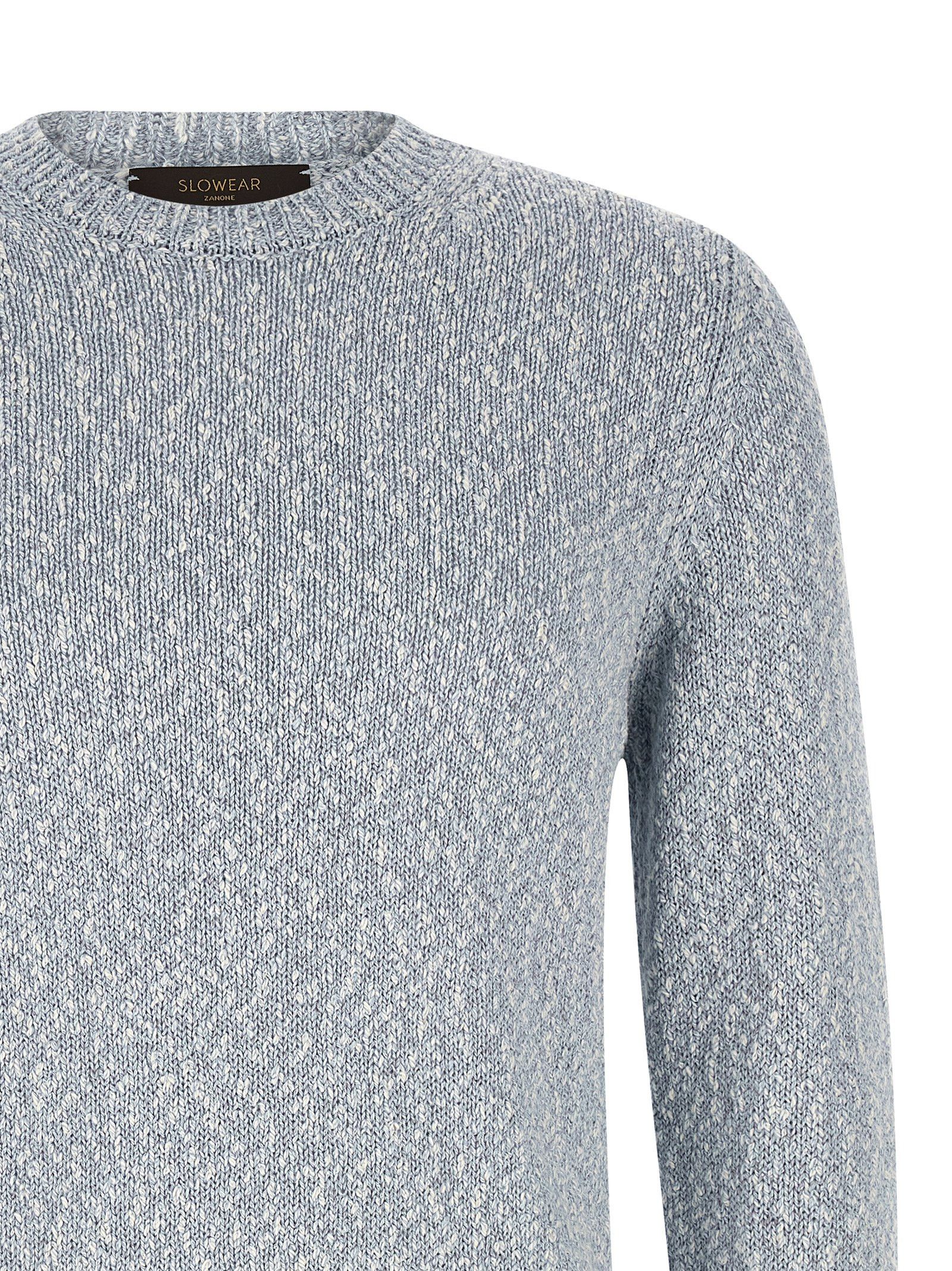Zanone Two-Tone Yarn Sweater Size US L / EU 52-54 / 3 - 3 Thumbnail