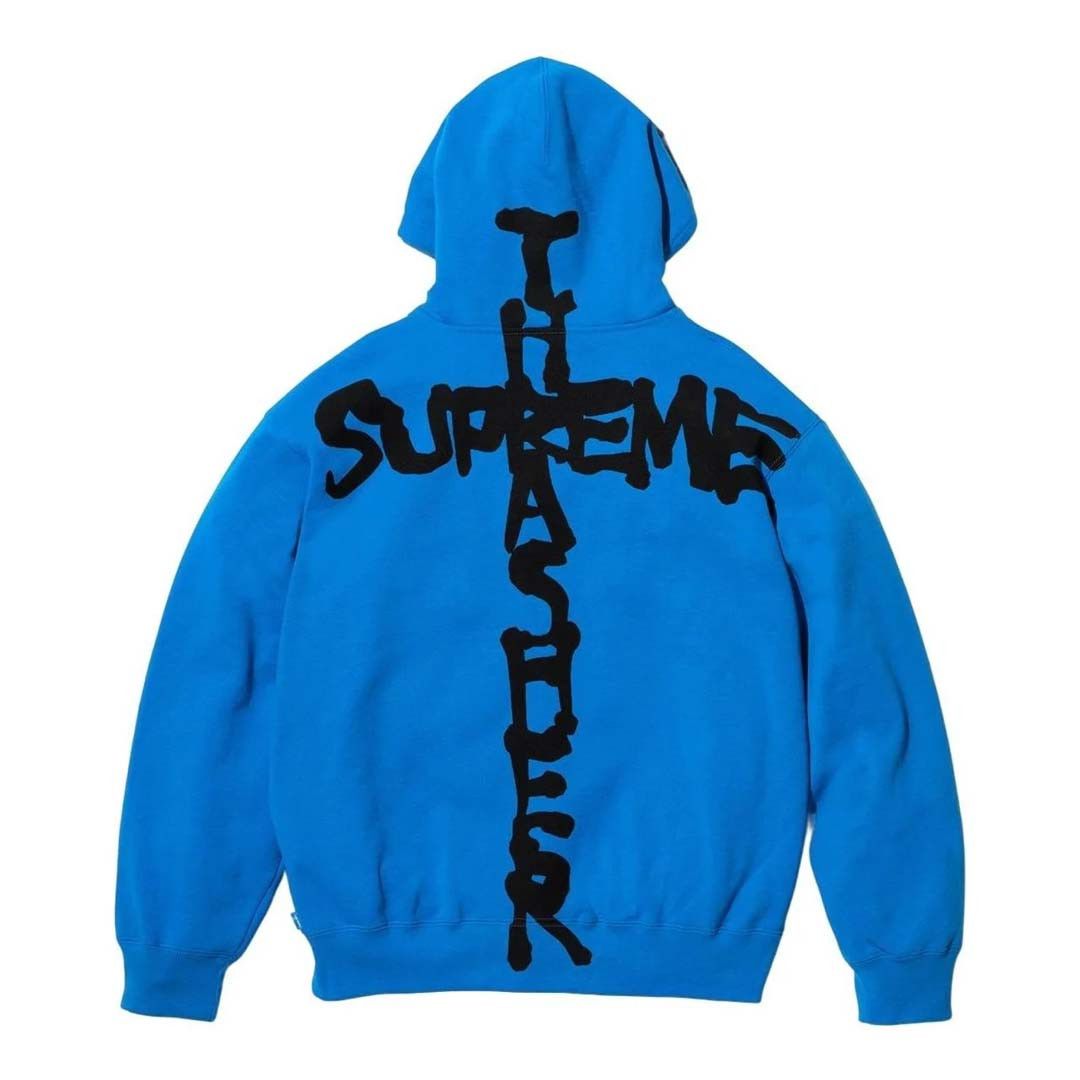 Supreme Thrasher Zip Up Hoodie Blue Size US XL / EU 56 / 4 - 2 Thumbnail