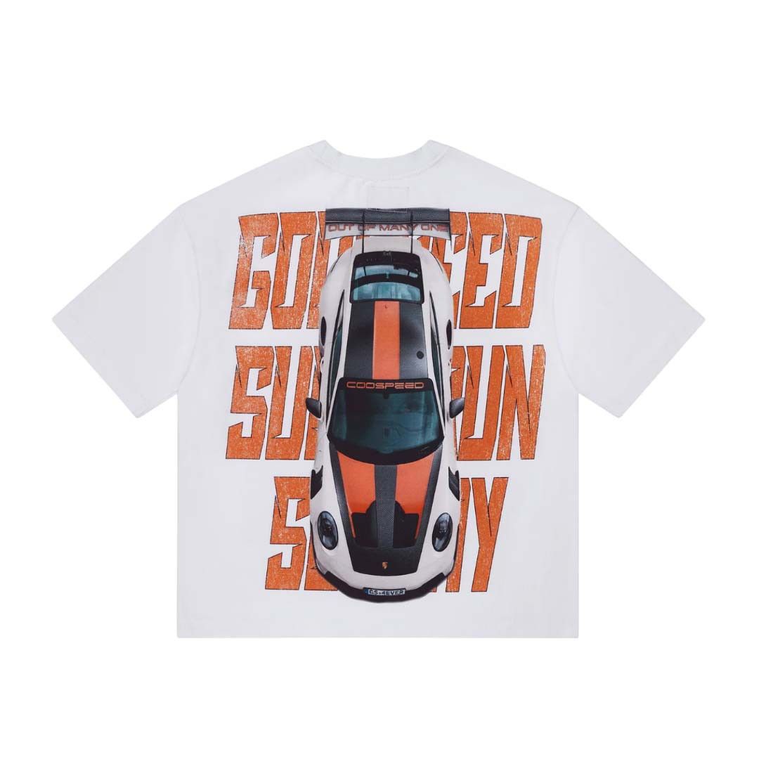 Godspeed Track Mode Miami Superrun White Tee Size US XS / EU 42 / 0 - 2 Thumbnail