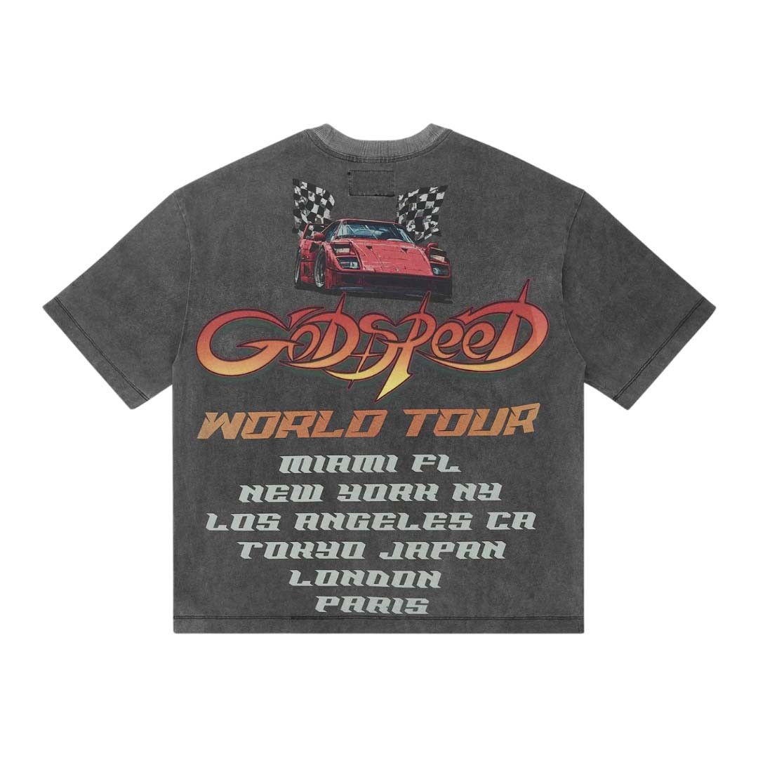 Godspeed South Beach Drive Miami Superrun Grey Wash Tee Size US S / EU 44-46 / 1 - 2 Thumbnail