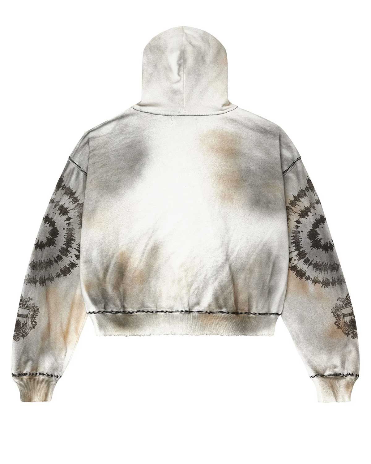 Vale Forever Spiral Zip Up Hoodie Ash Grey Size US XL / EU 56 / 4 - 2 Thumbnail