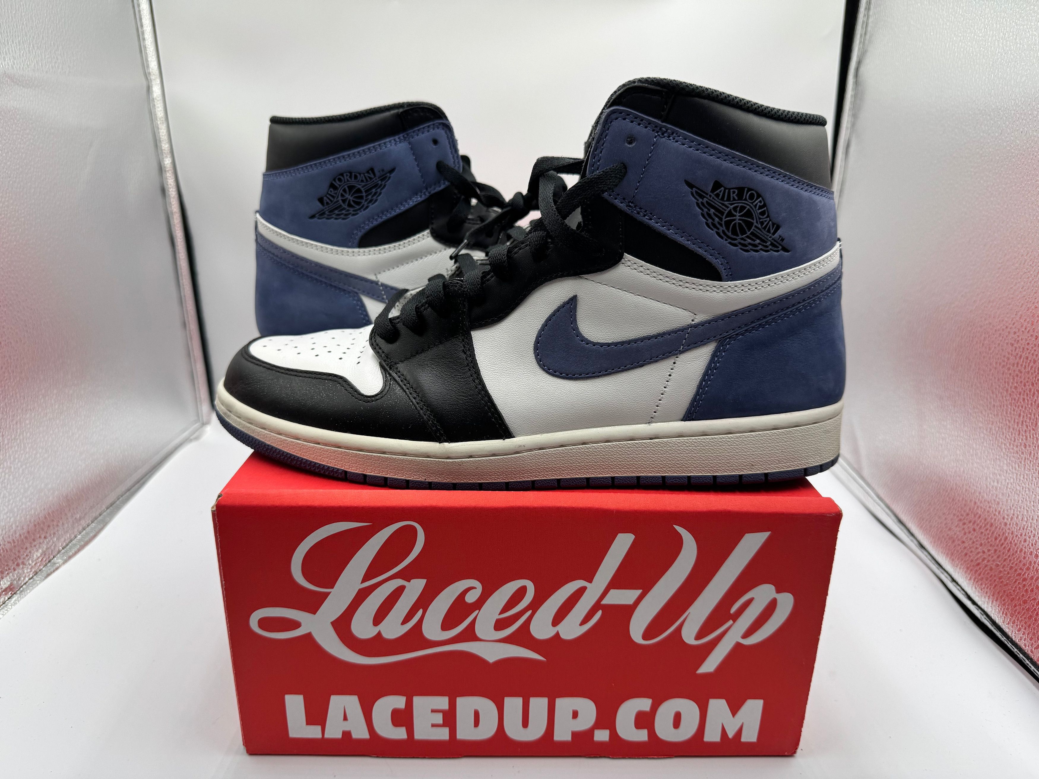 Jordan Brand Pre Owned Jordan 1 Retro High Blue Moon Size US 11.5 / EU 44-45 - 2 Thumbnail