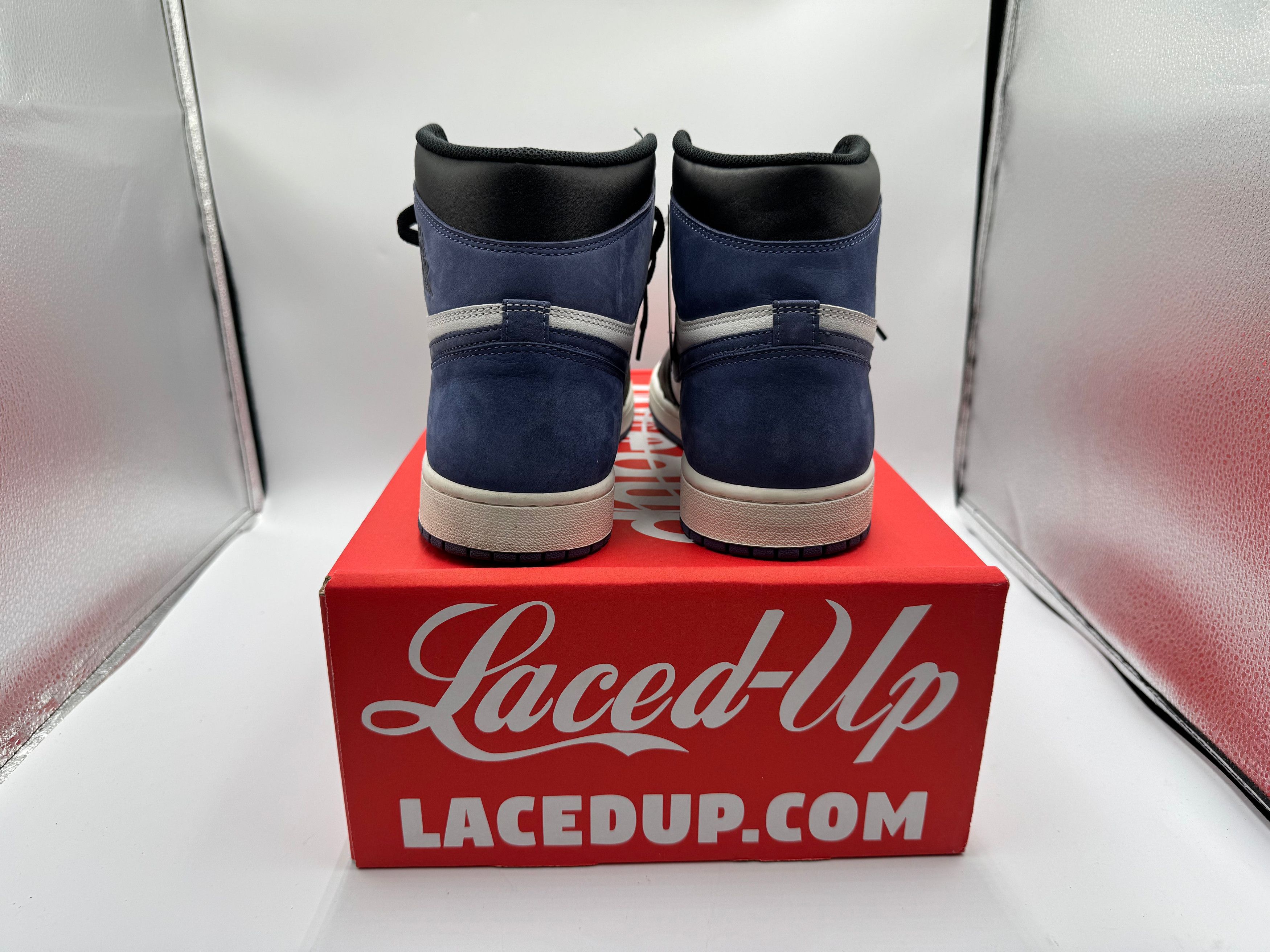Jordan Brand Pre Owned Jordan 1 Retro High Blue Moon Size US 11.5 / EU 44-45 - 4 Thumbnail