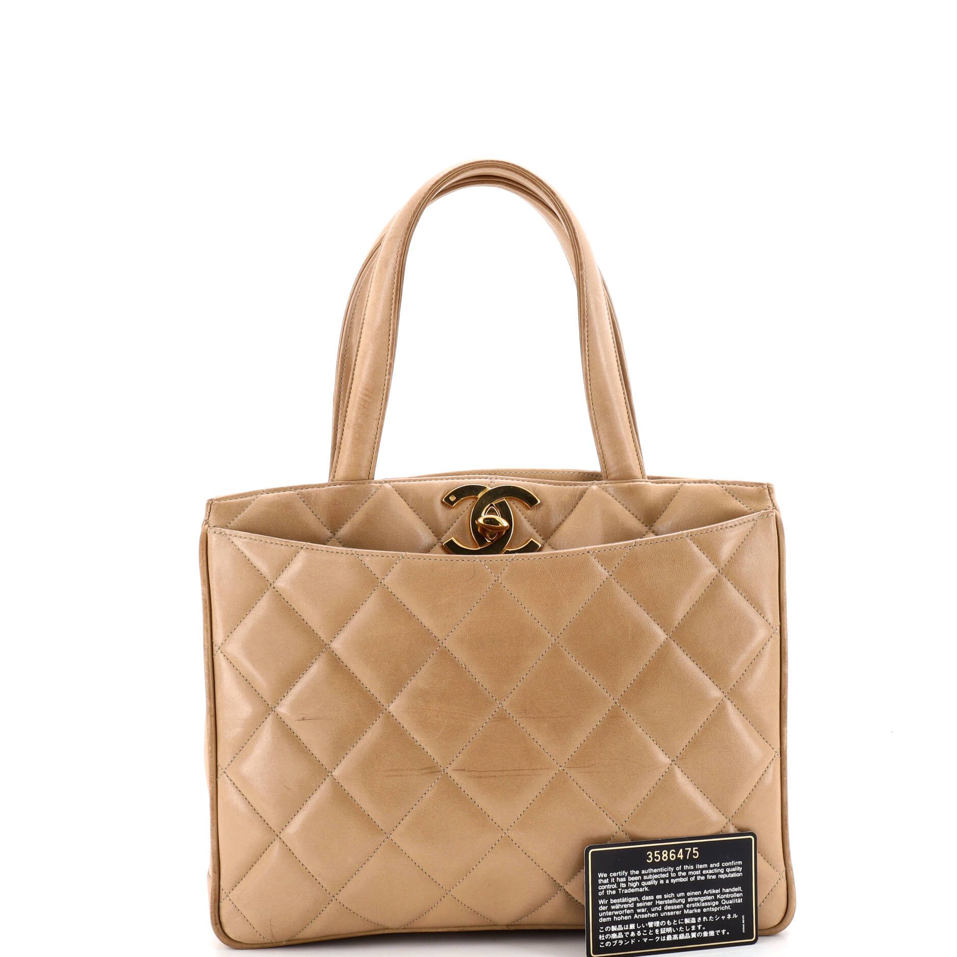 Chanel Vintage CC Lock Pocket Tote Size ONE SIZE - 2 Thumbnail