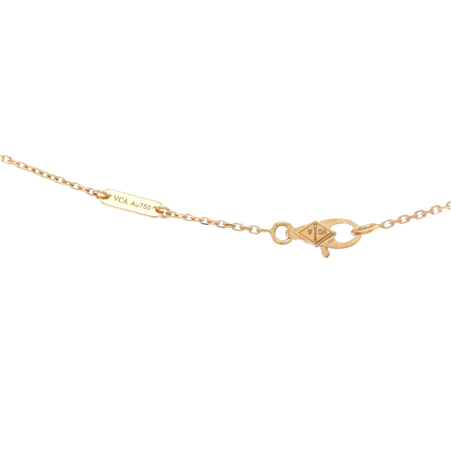 Van Cleef & Arpels Sweet Alhambra Butterfly Pendant Necklace Size ONE SIZE - 4 Thumbnail