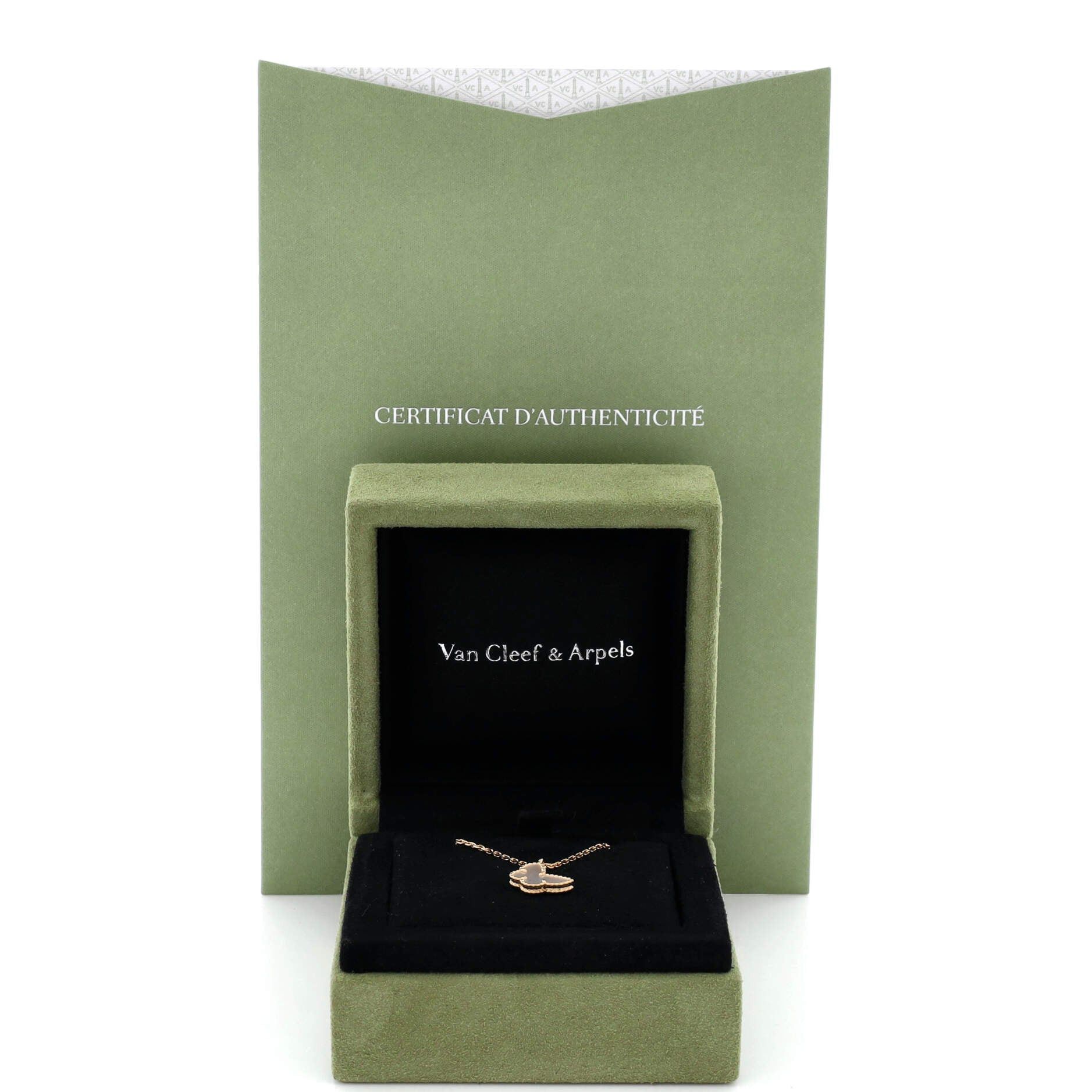 Van Cleef & Arpels Sweet Alhambra Butterfly Pendant Necklace Size ONE SIZE - 2 Thumbnail
