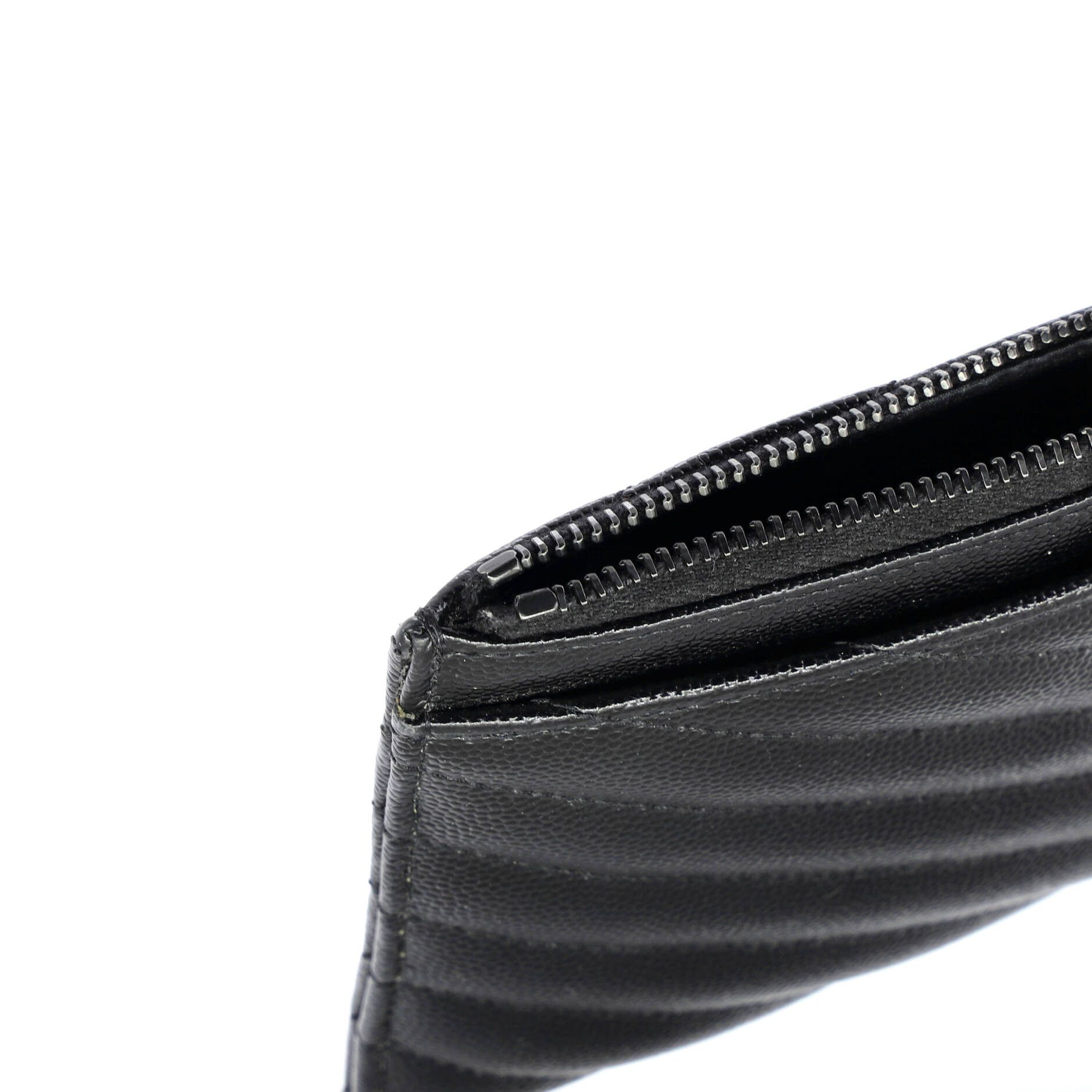 Saint Laurent Paris Classic Monogram Zip Bill Pouch Size ONE SIZE - 7 Thumbnail