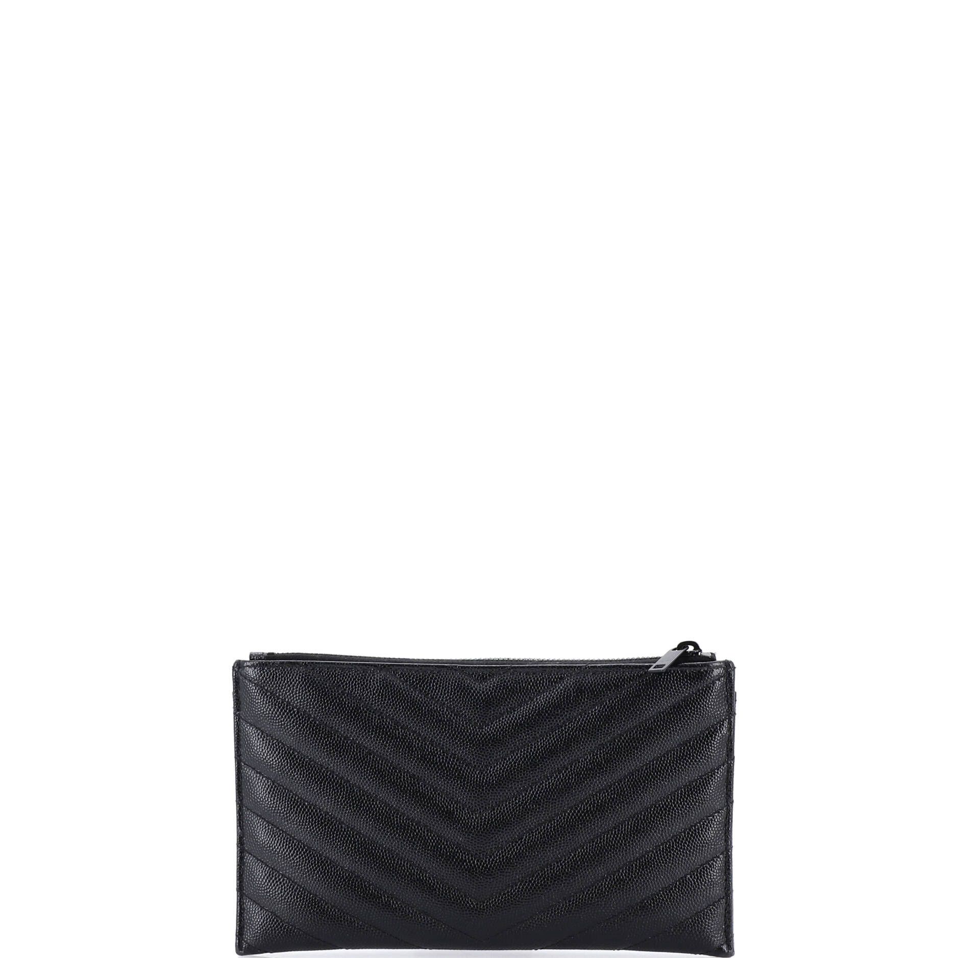 Saint Laurent Paris Classic Monogram Zip Bill Pouch Size ONE SIZE - 3 Thumbnail