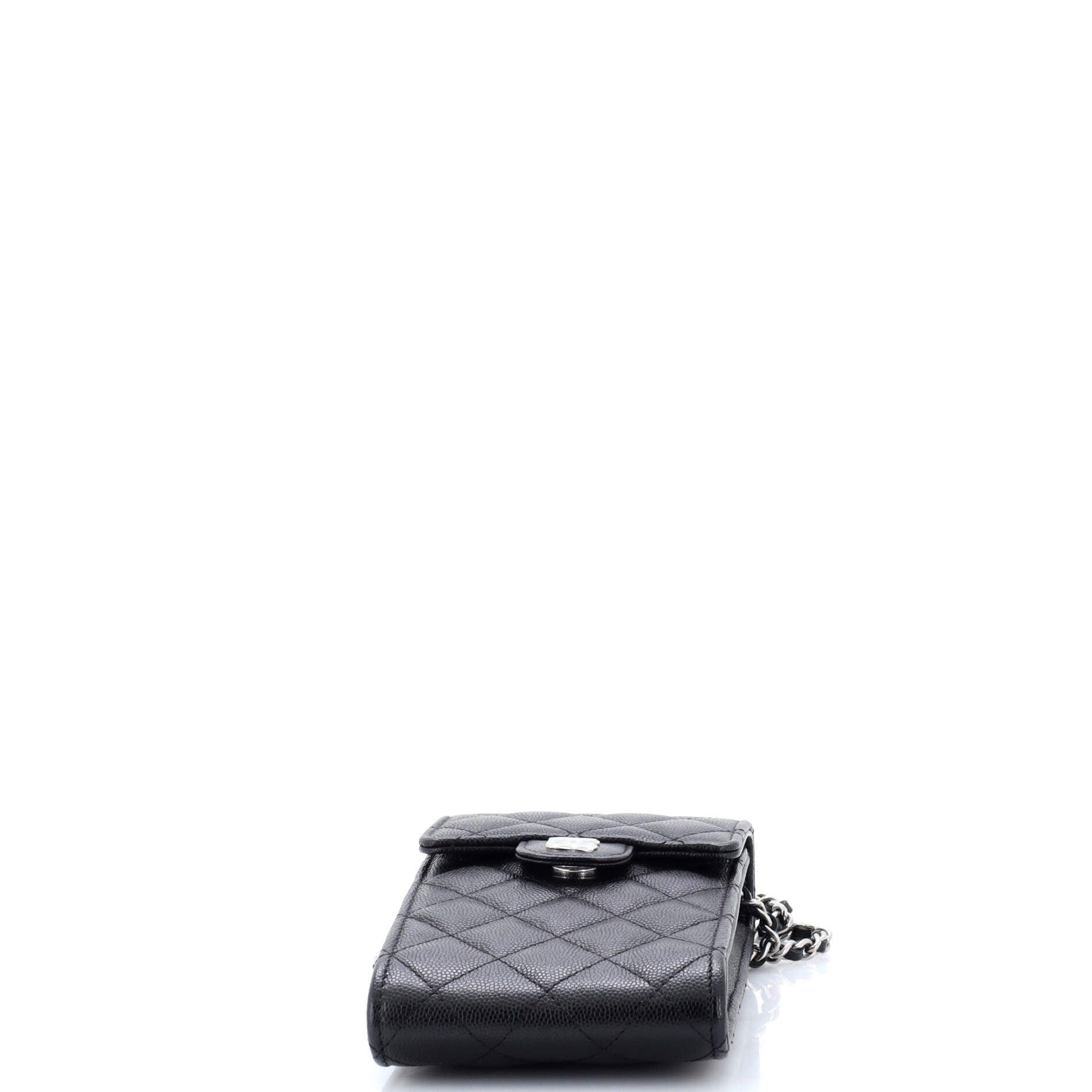 Chanel Classic Flap Phone Holder Crossbody Bag Size ONE SIZE - 4 Thumbnail