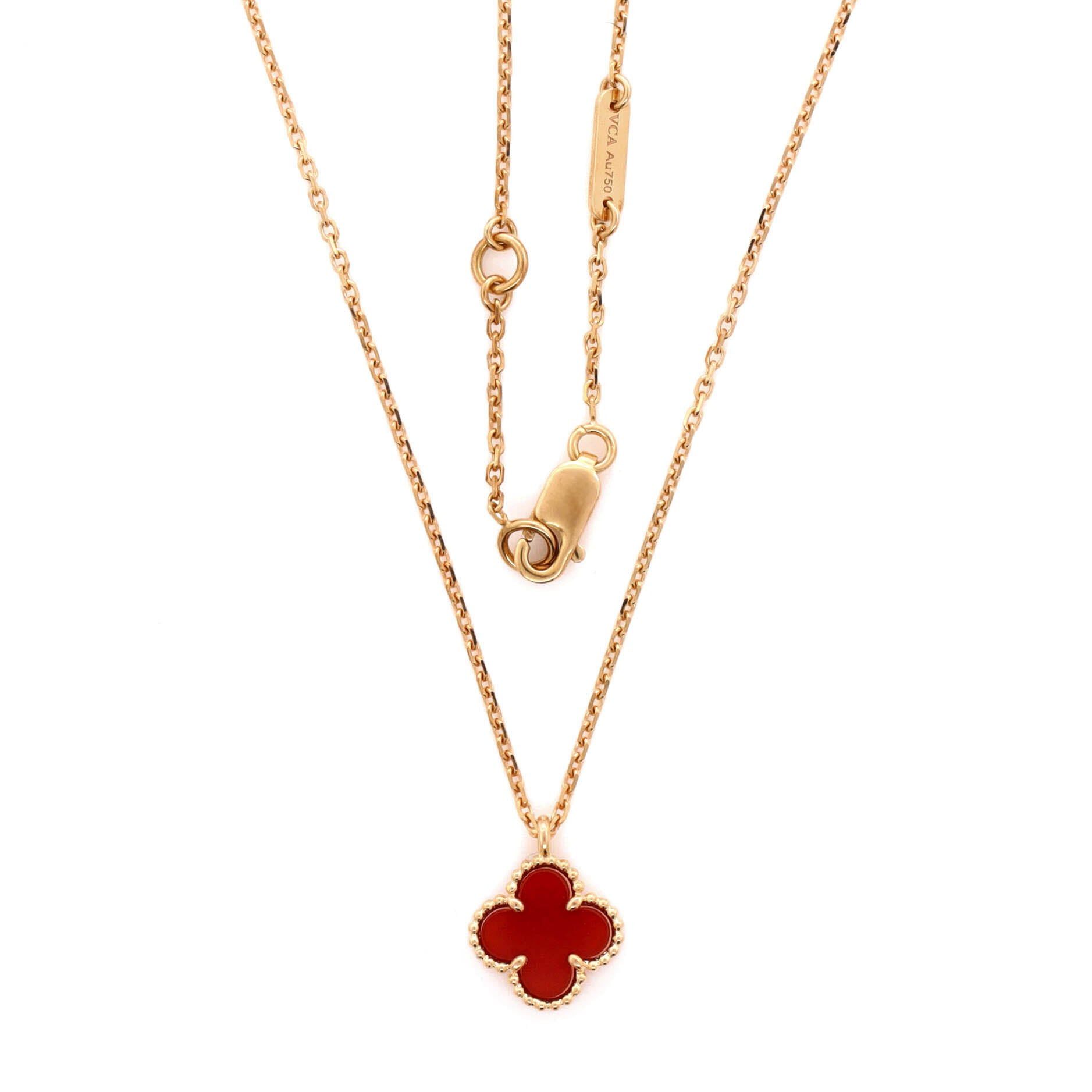 Van Cleef & Arpels Sweet Alhambra Pendant Necklace Size ONE SIZE - 3 Thumbnail