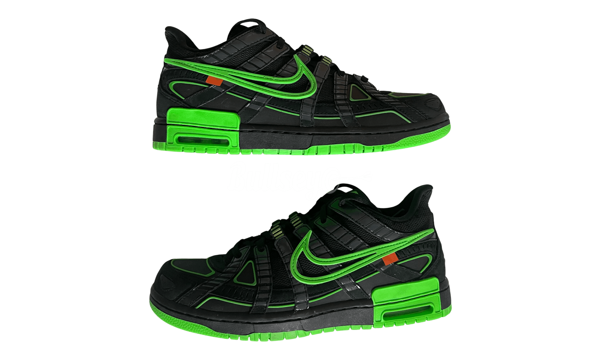 Nike Air Rubber Dunk Off-White Green Strike (Preowned) Size US 8.5 / EU 41-42 - 4 Thumbnail
