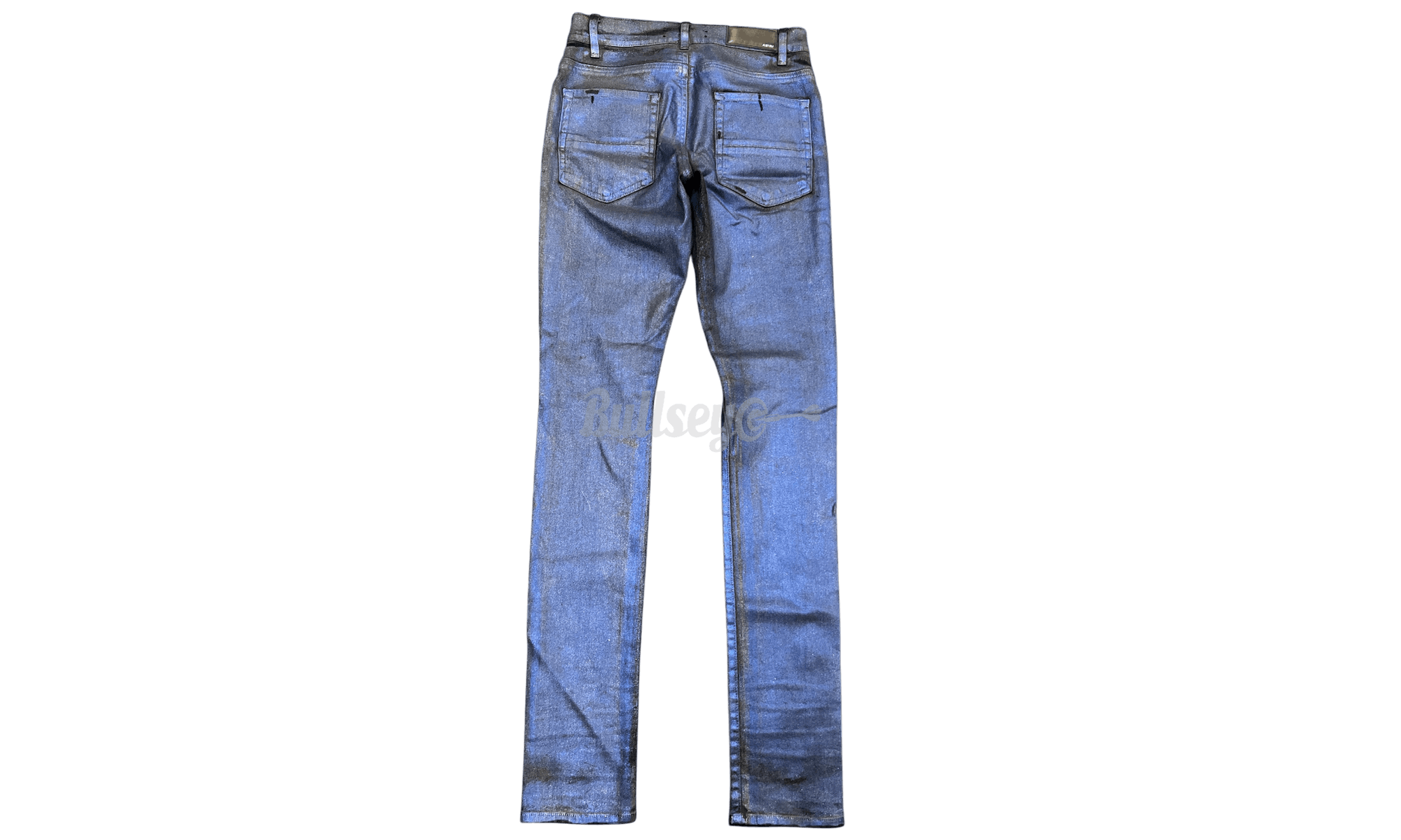 Amiri Broken Glitter Coated Blue Jeans (PreOwned) Size US 30 / EU 46 - 2 Thumbnail