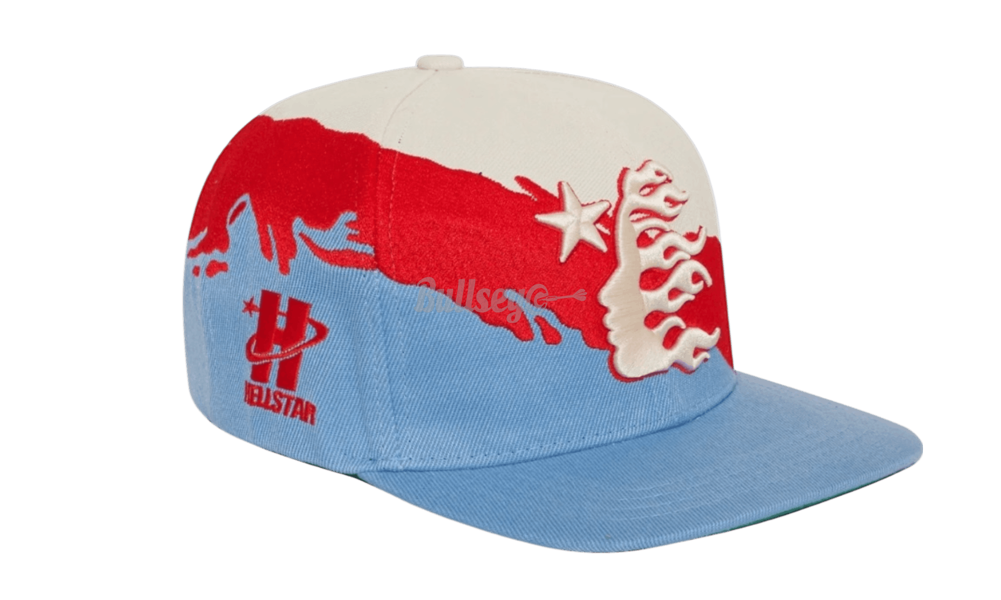 HELLSTAR Paintbrush Red/White/Blue Snapback Hat Size ONE SIZE - 2 Thumbnail