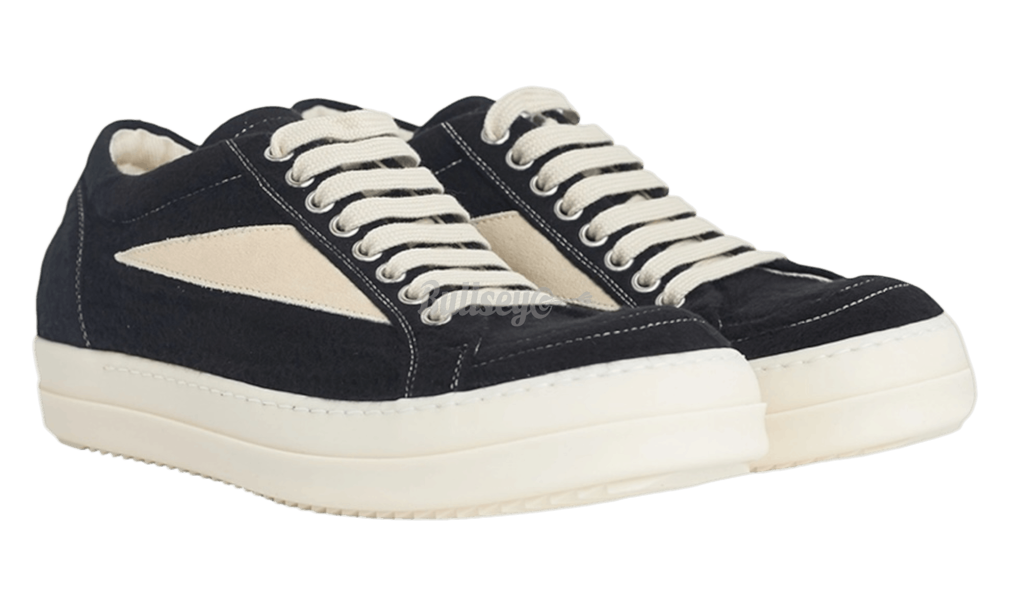 Rick Owens DRKSHDW Vintage Fleece Black/Milk Sneakers Size US 8 / EU 41 - 2 Thumbnail