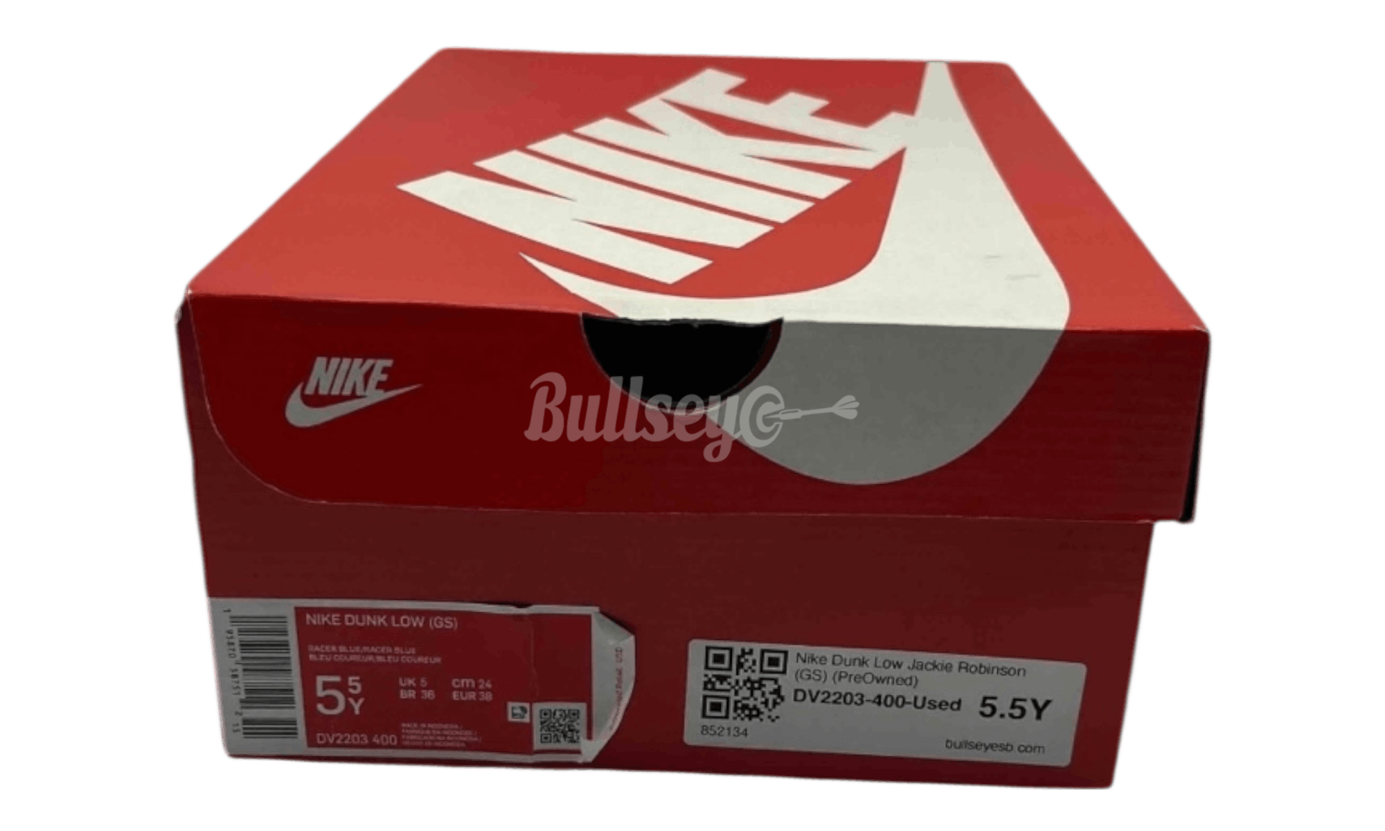 Nike Dunk Low Jackie Robinson (GS) (PreOwned) Size US 5.5 / EU 38 - 8 Thumbnail