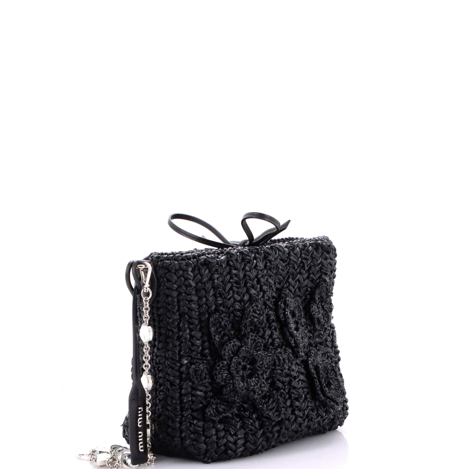 Miu Miu Flower Crystal Chain Shoulder Bag Size ONE SIZE - 2 Thumbnail