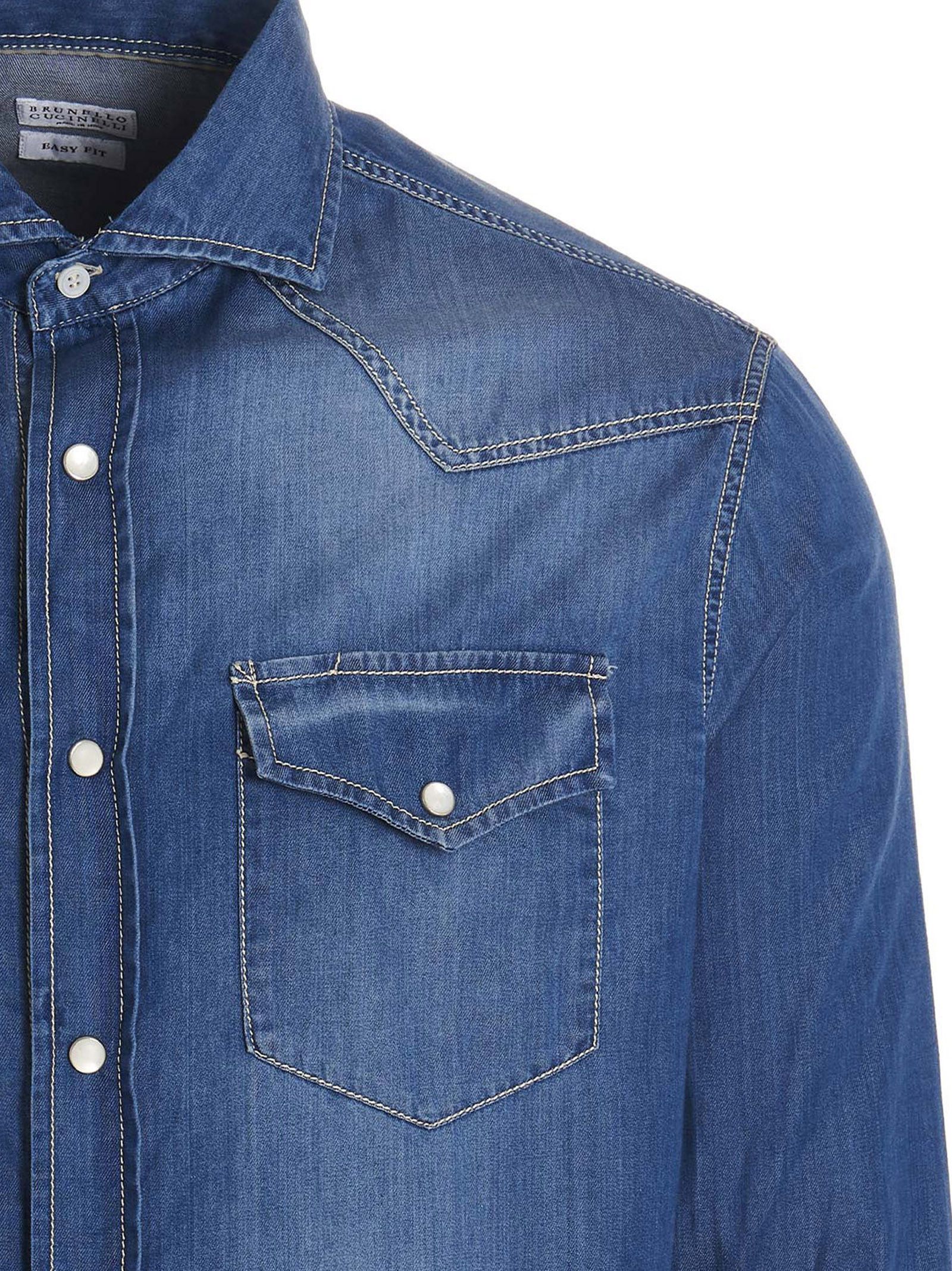 Brunello Cucinelli Texan Shirt Size US XXL / EU 58 / 5 - 3 Thumbnail