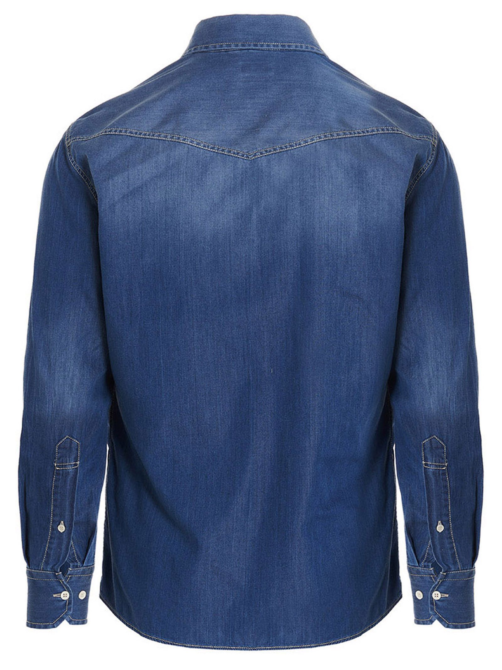 Brunello Cucinelli Texan Shirt Size US XXL / EU 58 / 5 - 2 Thumbnail