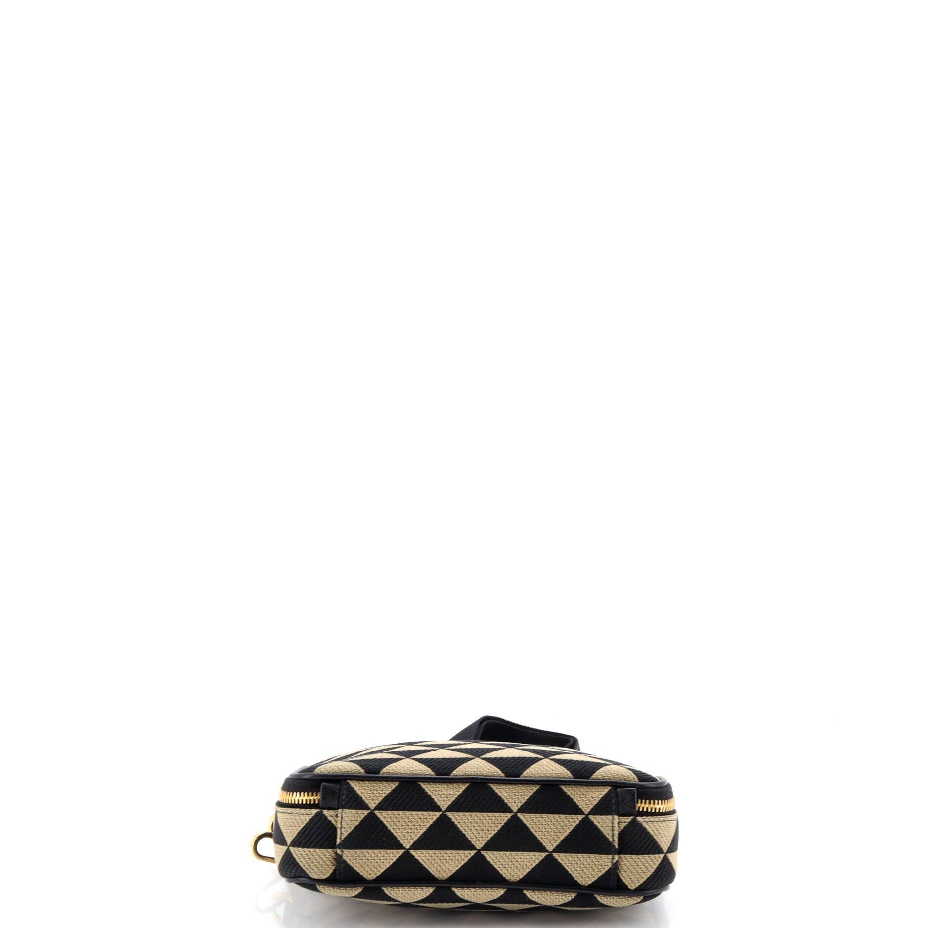 Prada Symbole Zip Around Shoulder Bag Size ONE SIZE - 4 Thumbnail