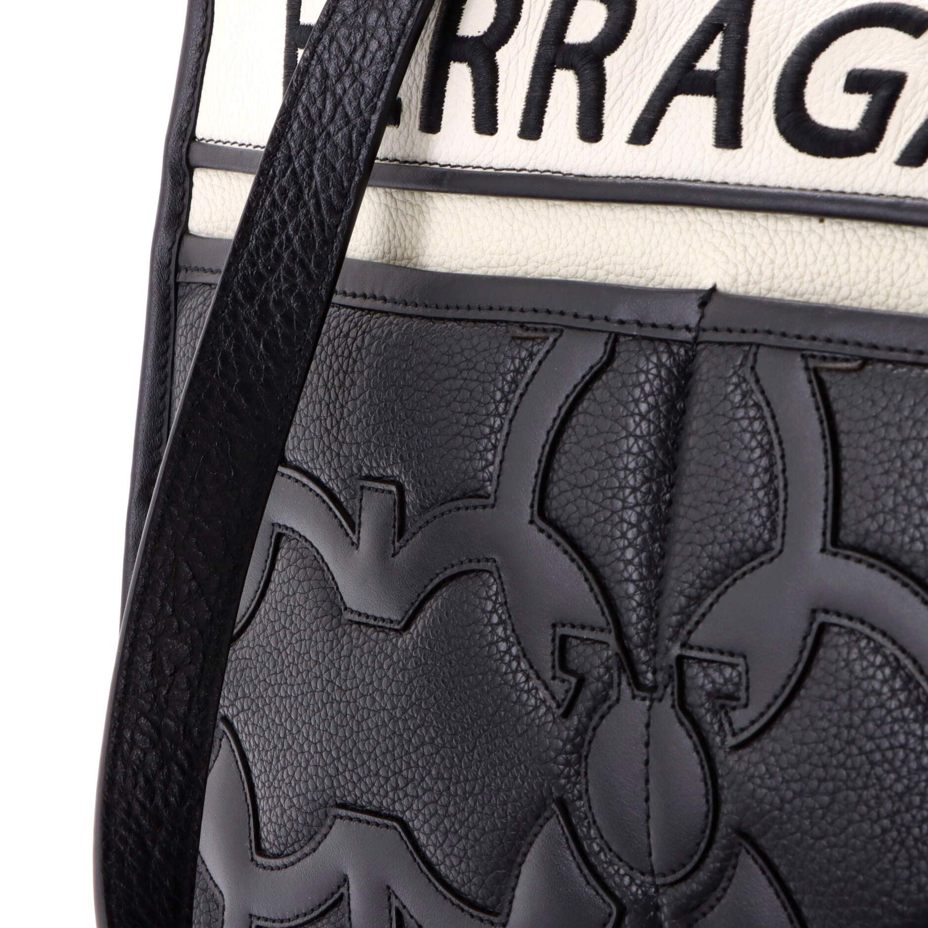 Iconic Double Gancini Tote Bag