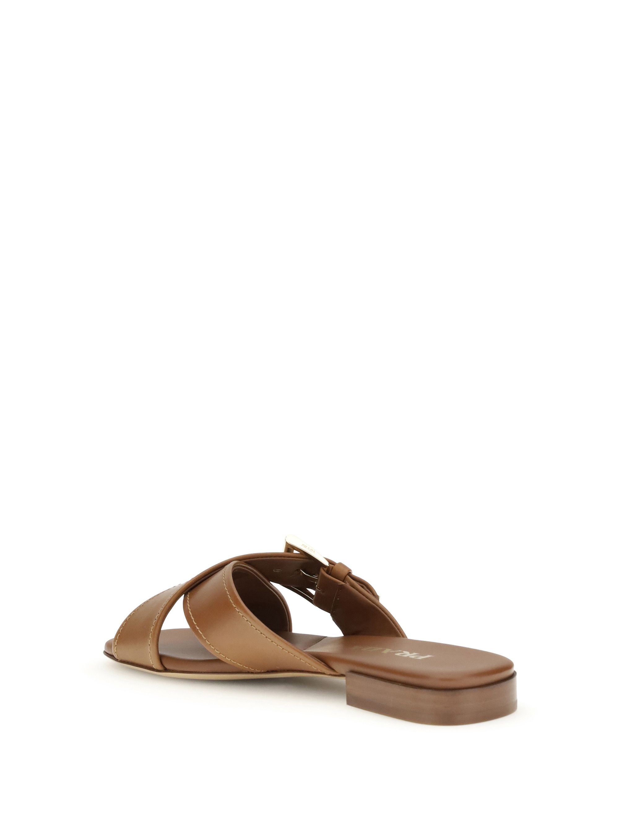 Prada Leather Sandals Size US 6 / IT 36 - 3 Thumbnail