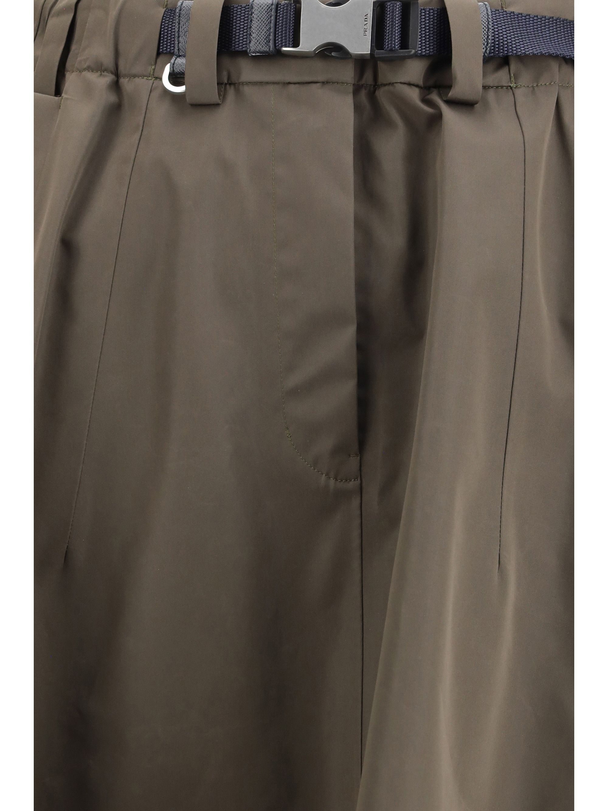Prada Nylon midi Skirt Size 30" / US 8 / IT 44 - 3 Thumbnail