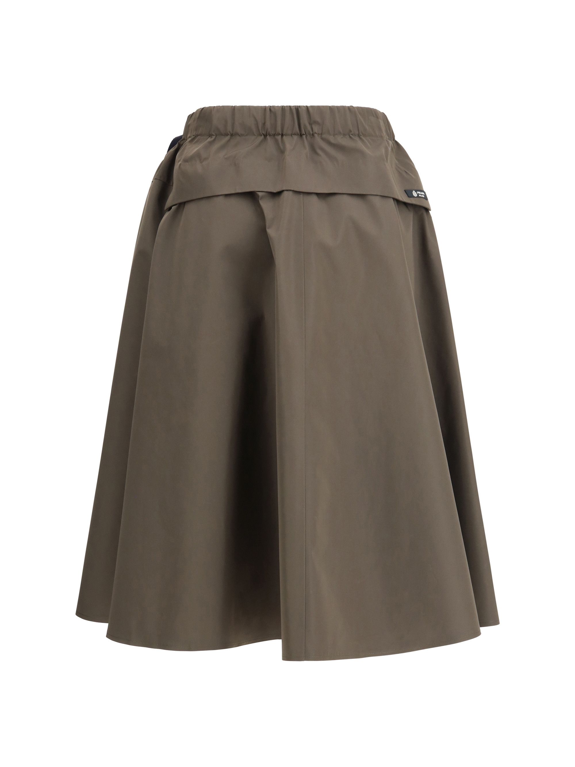 Prada Nylon midi Skirt Size 30" / US 8 / IT 44 - 2 Thumbnail
