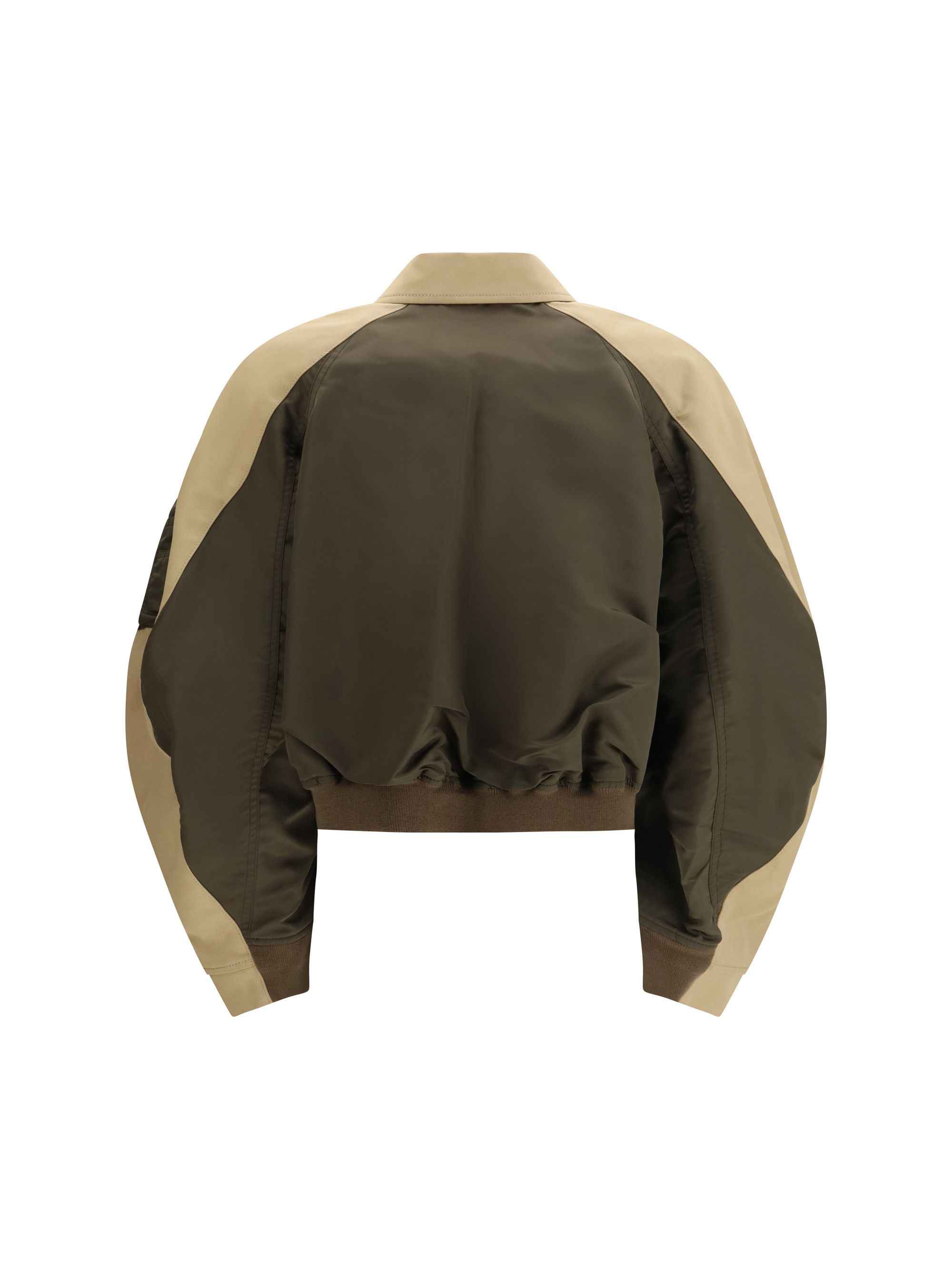 Sacai Cotton and nylon Bomber Jacke Size L / US 10 / IT 46 - 2 Thumbnail
