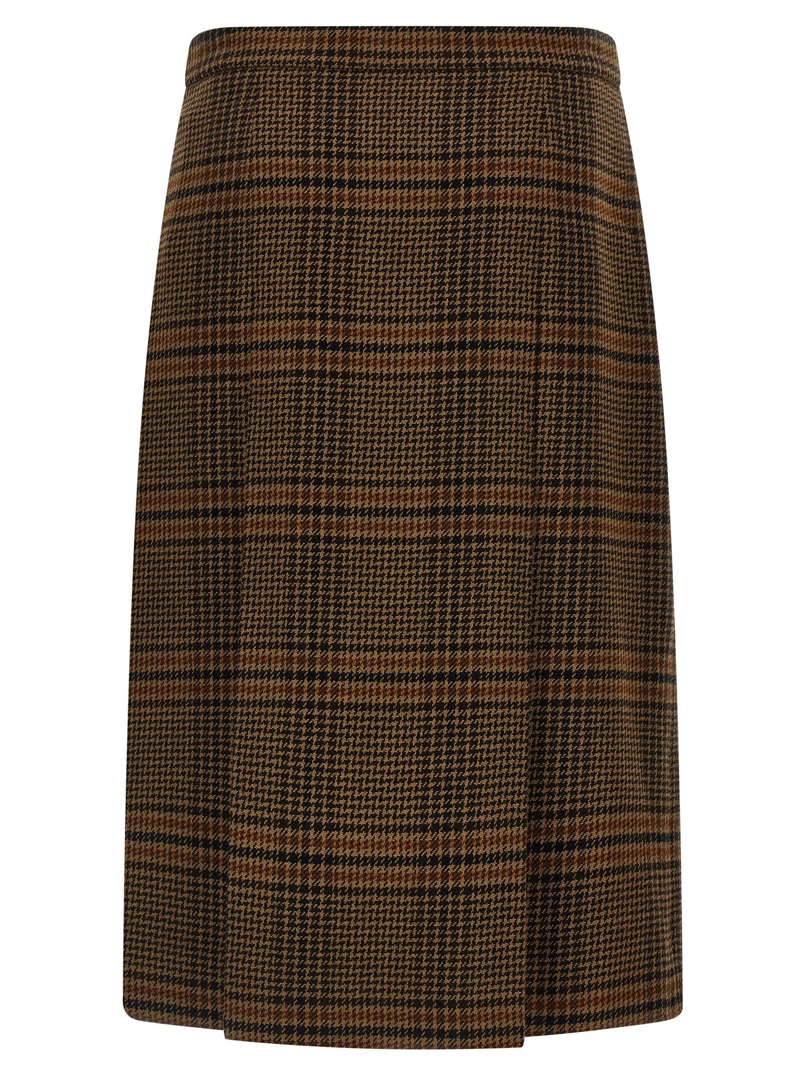 Saint Laurent Paris Prince Of Wales Skirt Size 27" / US 4 / IT 40 - 2 Thumbnail