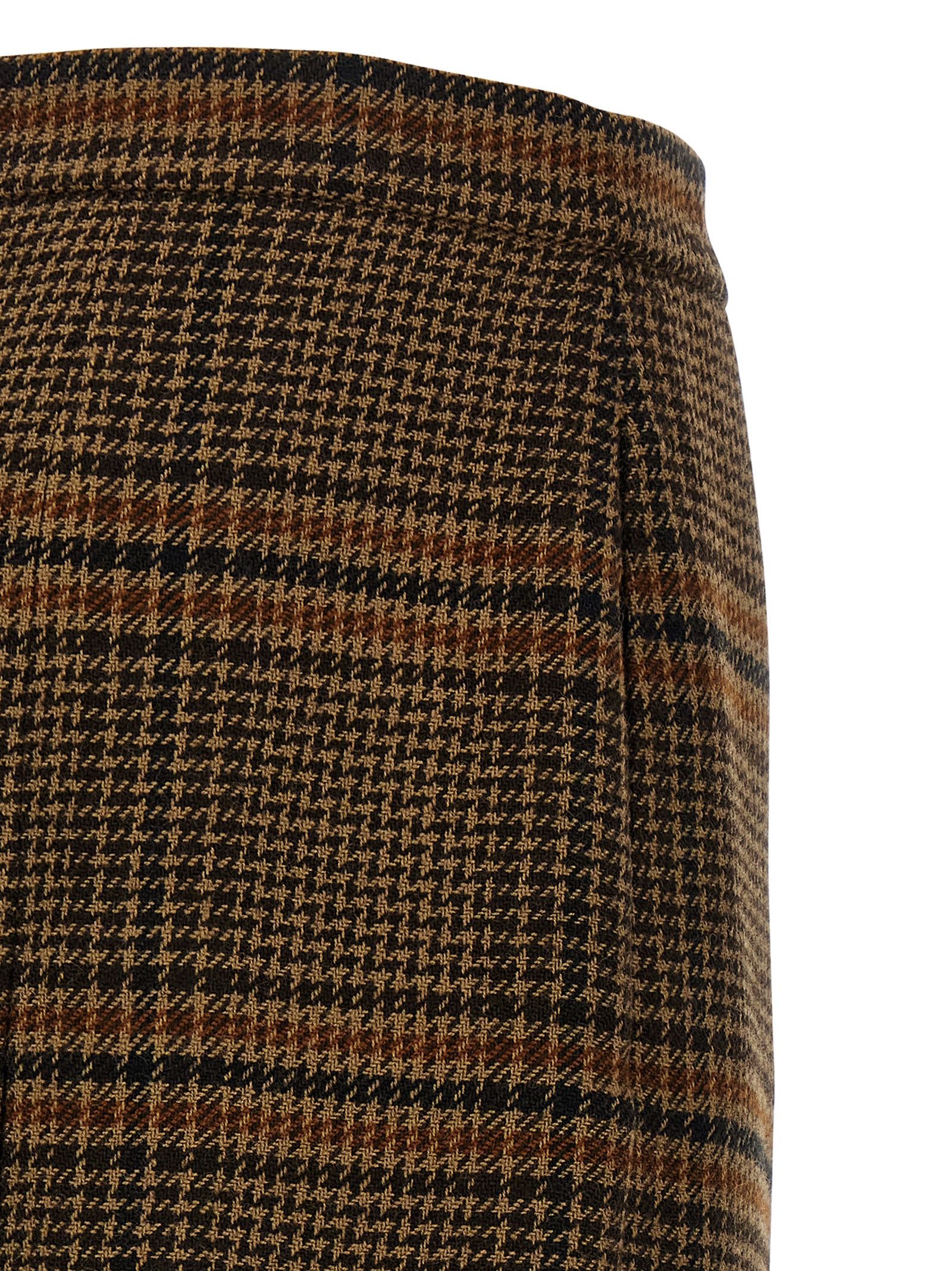 Saint Laurent Paris Prince Of Wales Skirt Size 27" / US 4 / IT 40 - 4 Thumbnail
