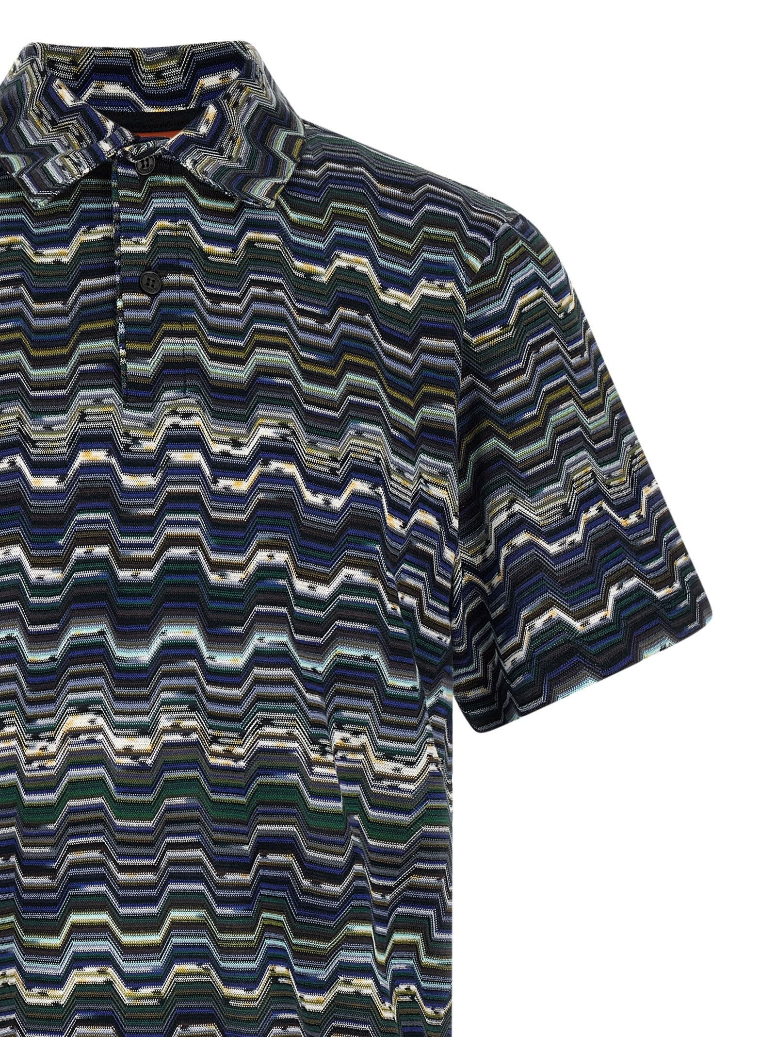 Zigzag Polo Shirt