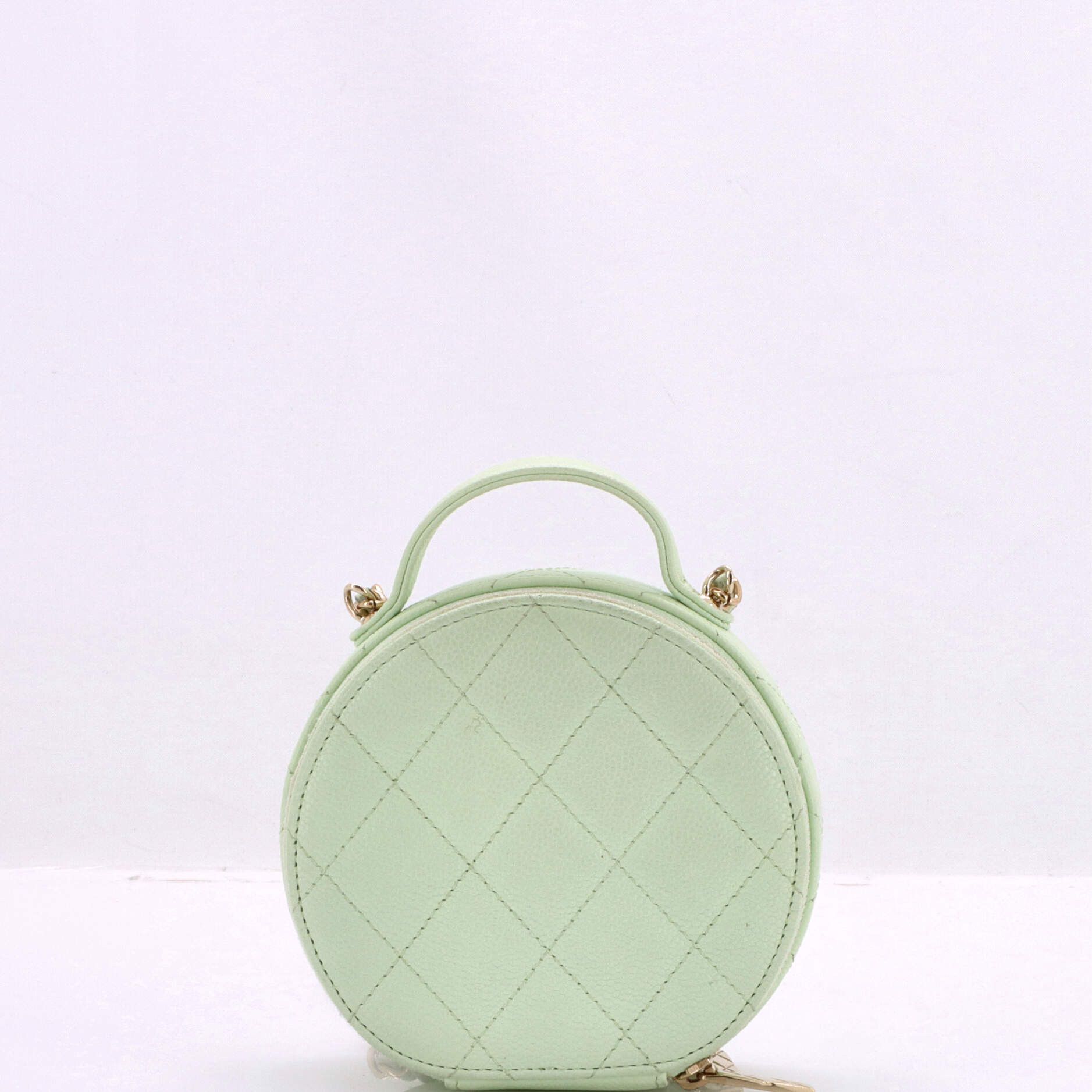Chanel Handle with Care Round Vanity Case with Chain Size ONE SIZE - 3 Thumbnail
