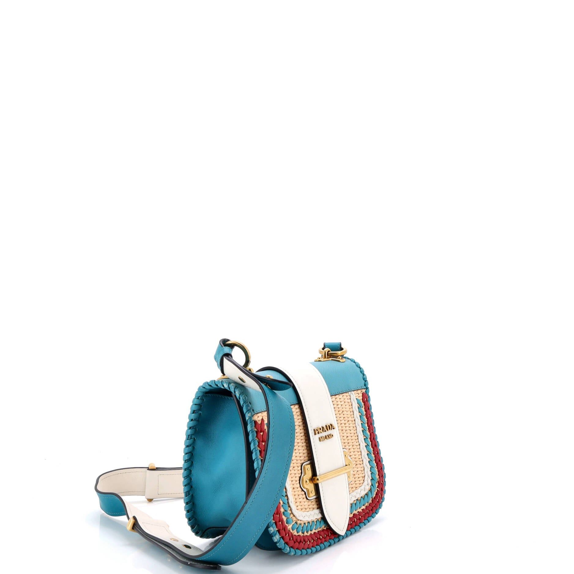 Prada Cahier Rounded Crossbody Bag Size ONE SIZE - 2 Thumbnail