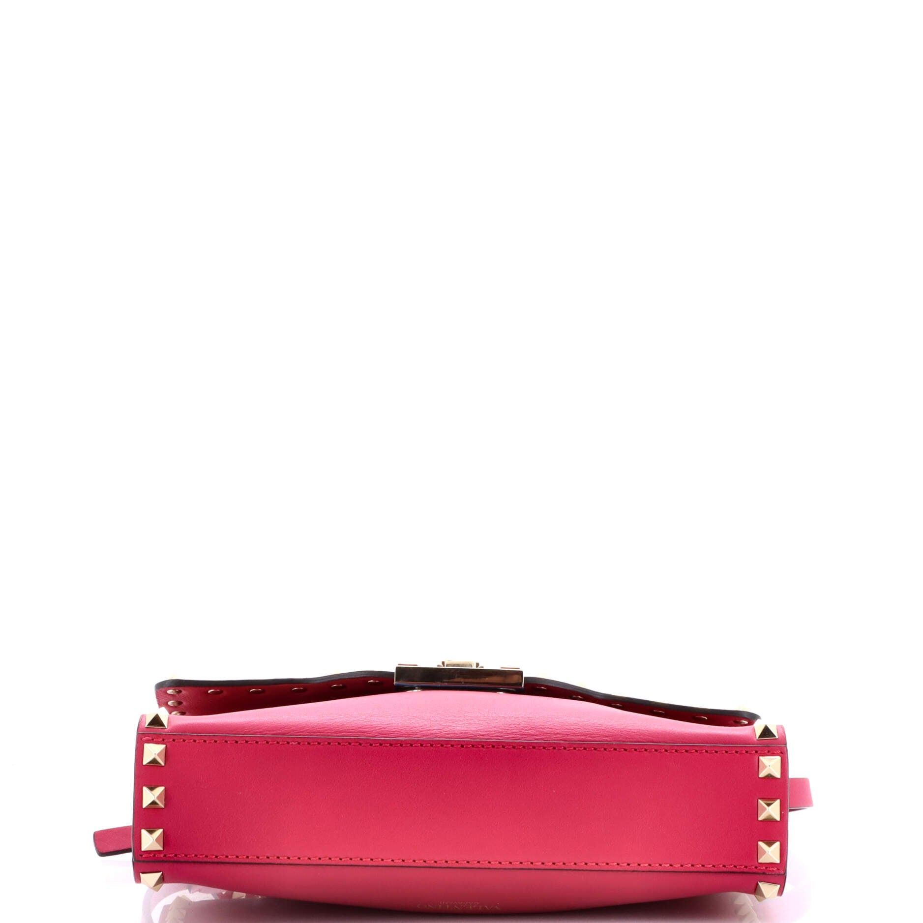 Valentino Rockstud Flip Lock Flap Bag Size ONE SIZE - 4 Thumbnail