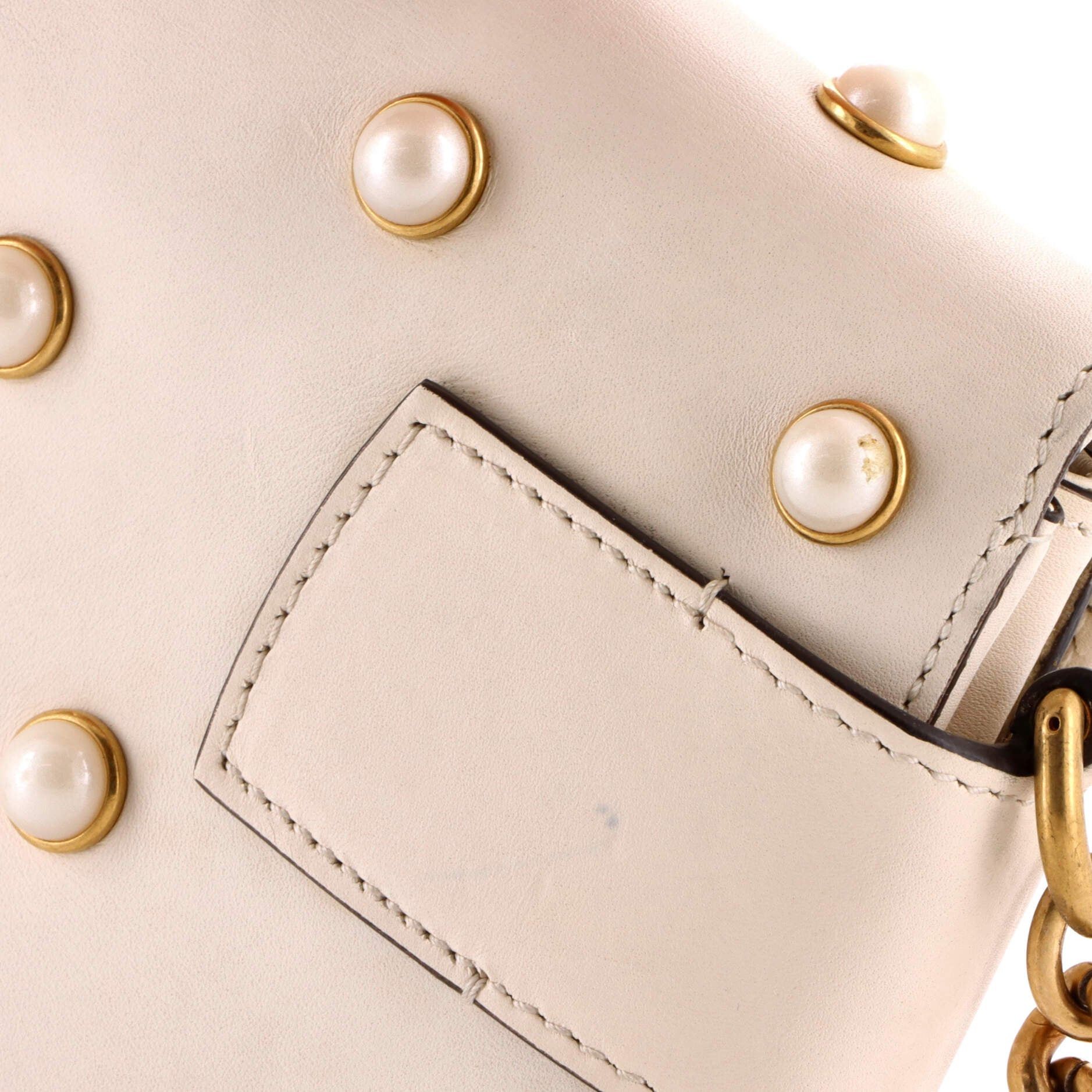 Gucci Broadway Pearly Bee Shoulder Bag Size ONE SIZE - 8 Thumbnail