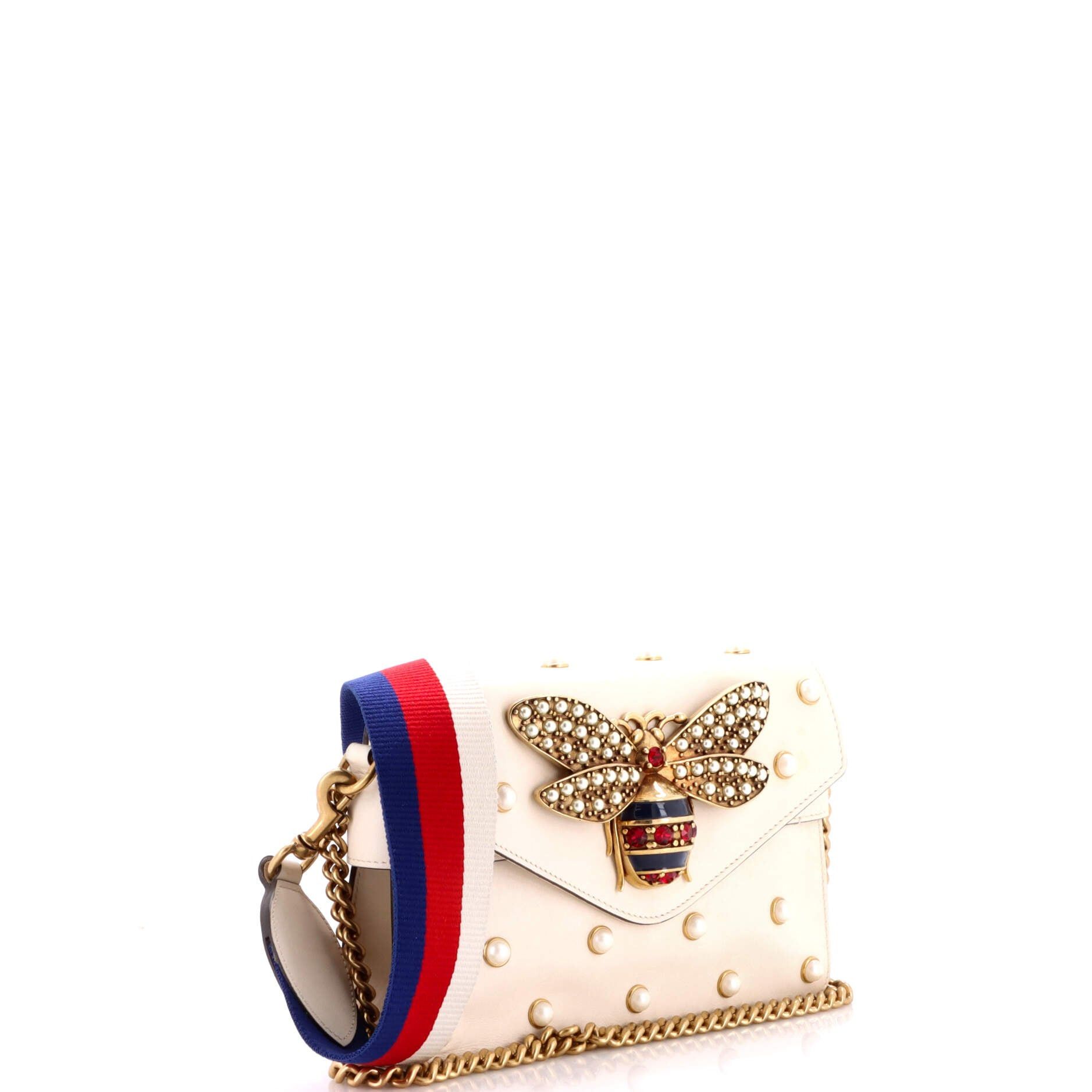 Gucci Broadway Pearly Bee Shoulder Bag Size ONE SIZE - 2 Thumbnail