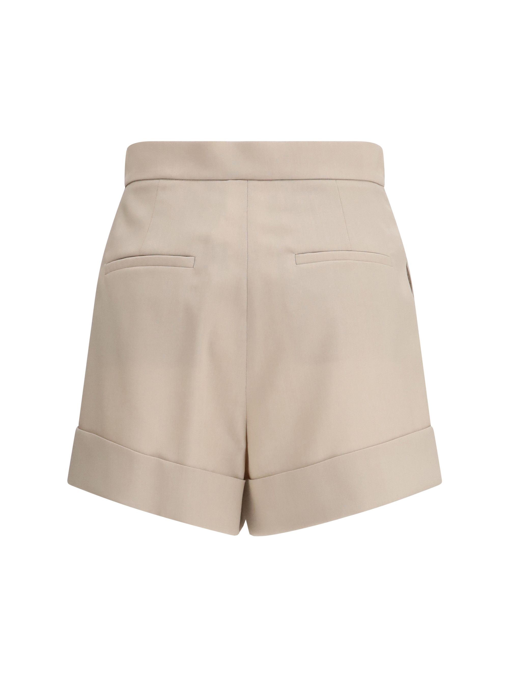 Max Mara Mohair and silk canvas Shorts Size 28" / US 6 / IT 42 - 2 Thumbnail