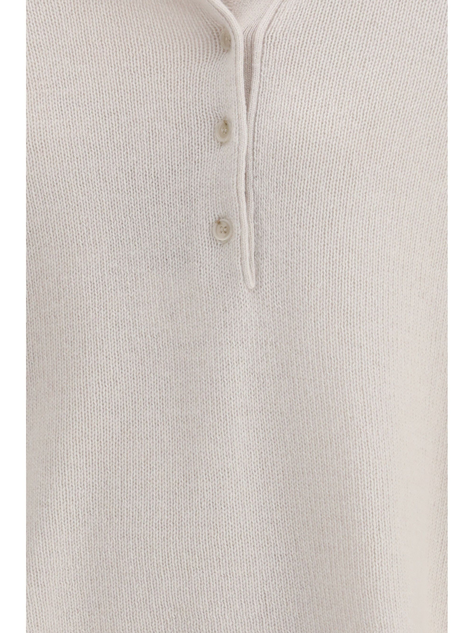 Allude Short-sleeve polo neck Sweater Size S / US 4 / IT 40 - 3 Thumbnail
