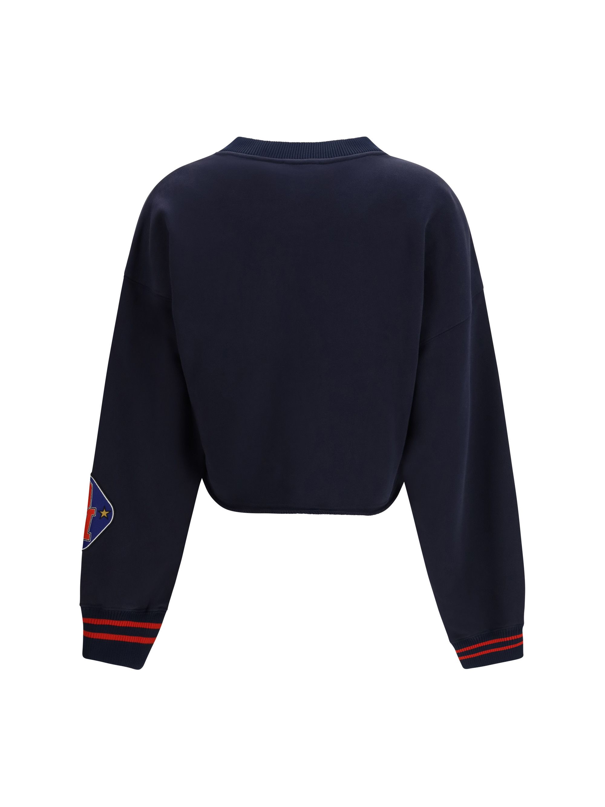 Off-White Royal Patch Cropped Sweatshirt Size M / US 6-8 / IT 42-44 - 2 Thumbnail