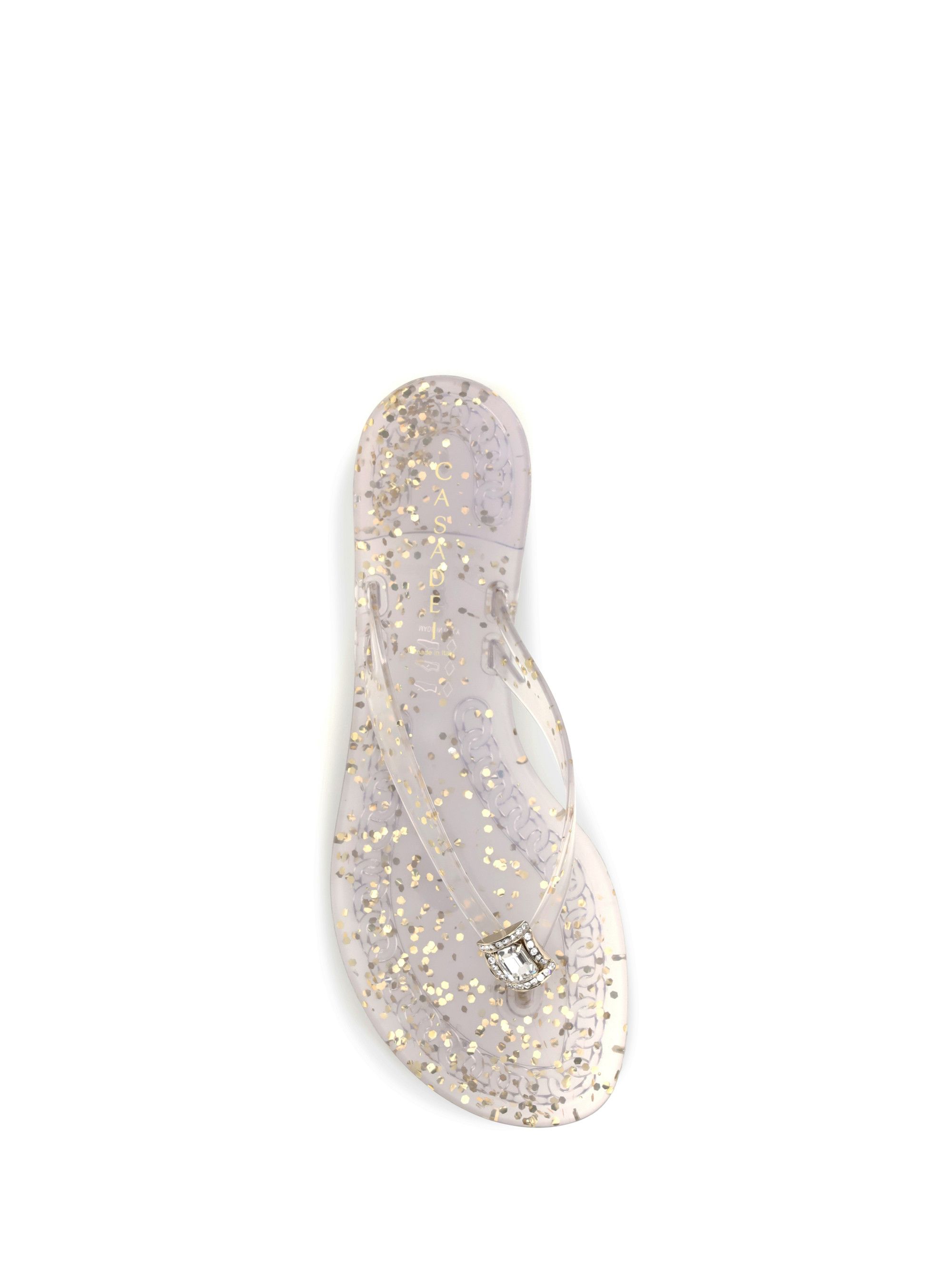 Casadei Glitter thong Sandals Size US 6 / IT 36 - 4 Thumbnail