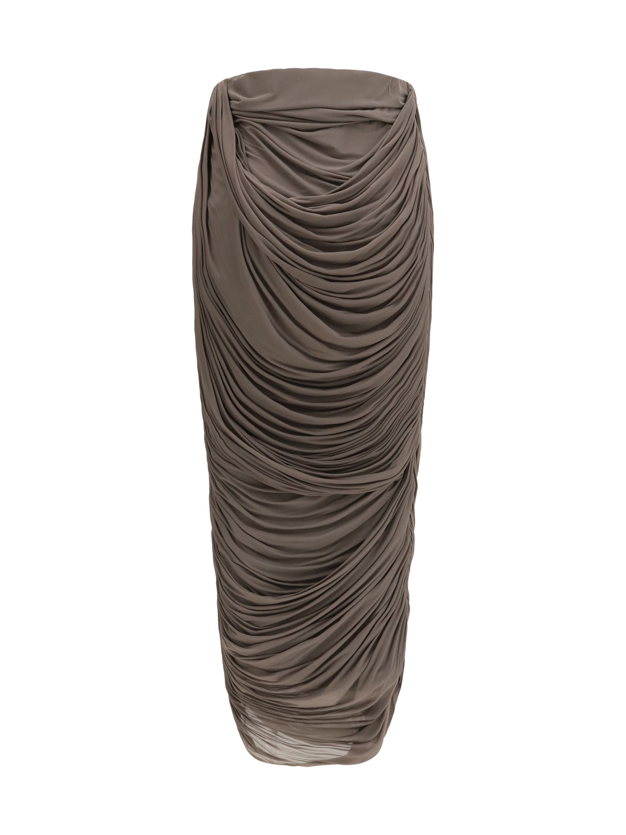 Magda Butrym Draped silk midi Skirt Size 27" / US 4 / IT 40 - 2 Thumbnail