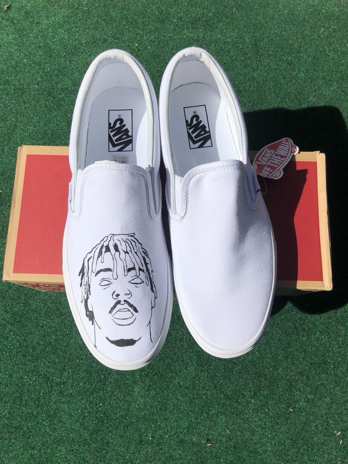 Vans JUICE WRLD Custom Vans | Grailed