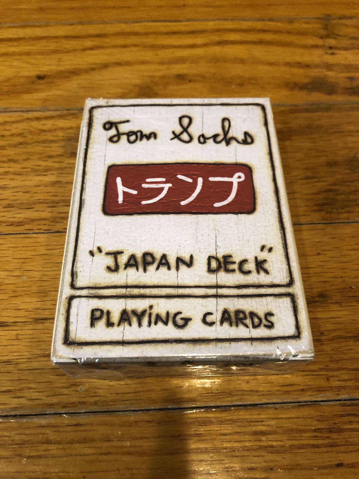 Tom Sachs Japan Deck Plywood Playing Cards 2019 Grailed